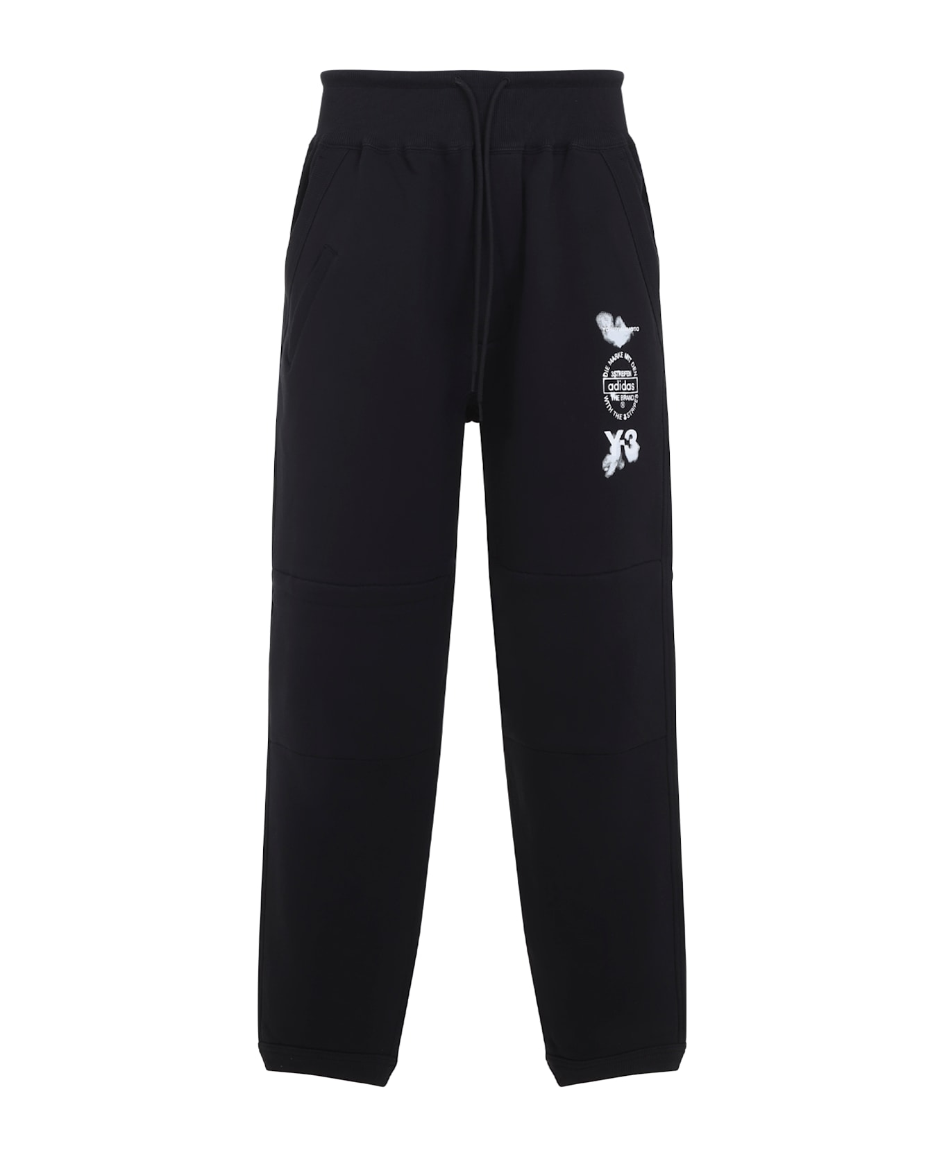 Y-3 Cuffed Track Pants - Black