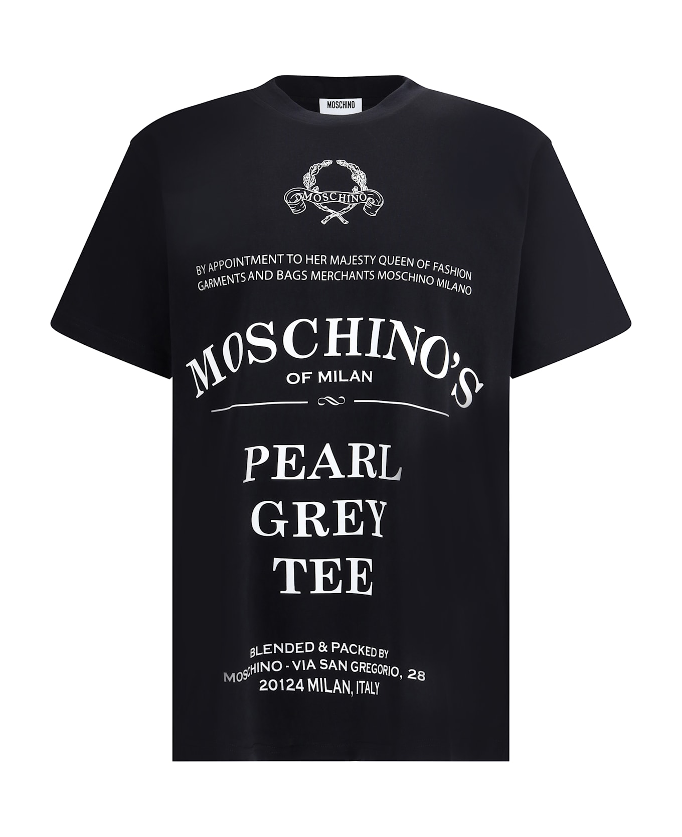 Moschino T-shirt Whit Maxi Print