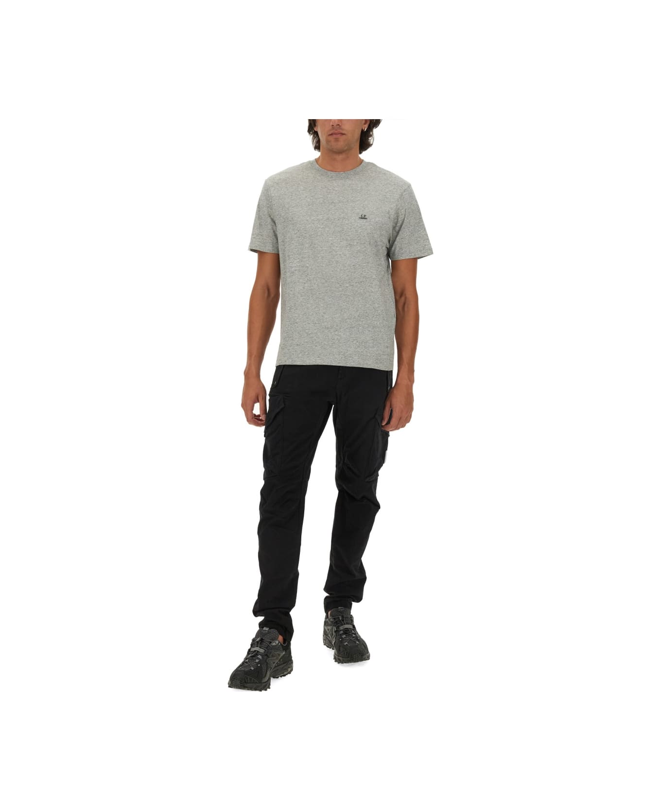 C.P. Company T-shirt With Logo - GREY