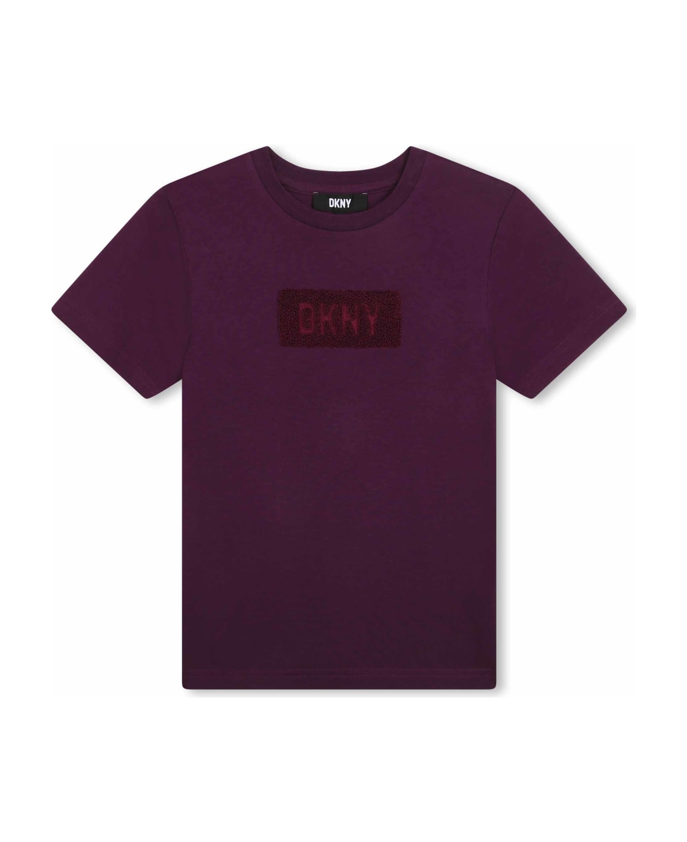 DKNY T-shirt With Application - Violet