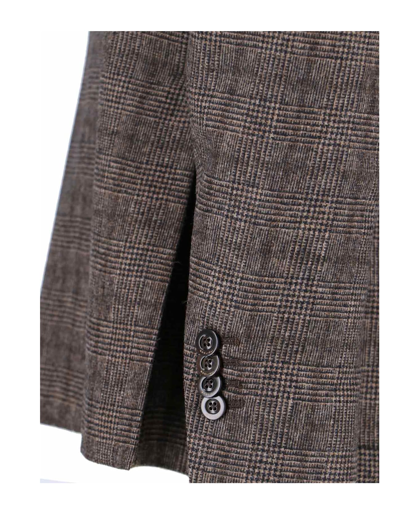 Boglioli Double-breasted Blazer - Brown