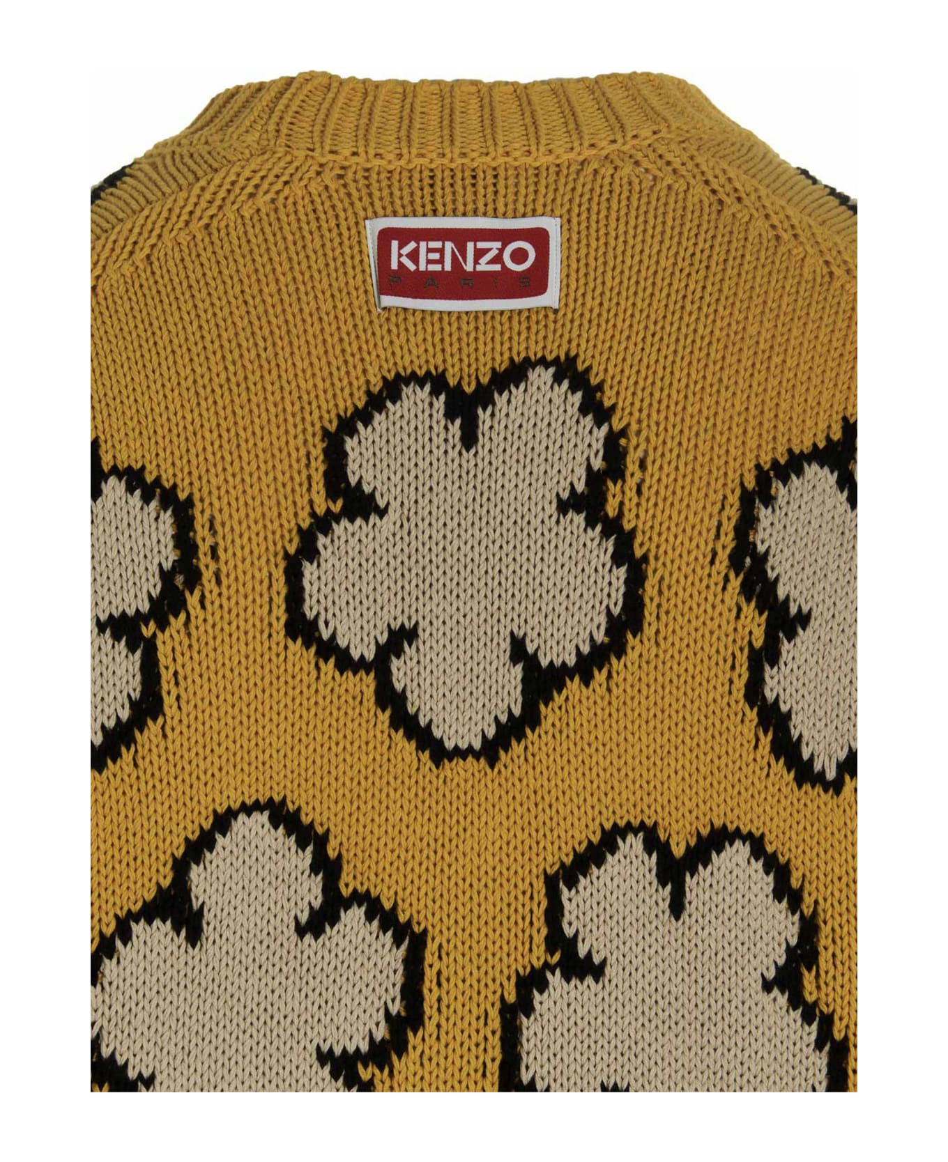 Kenzo 'all-over Boke Flower' Sweater - Yellow