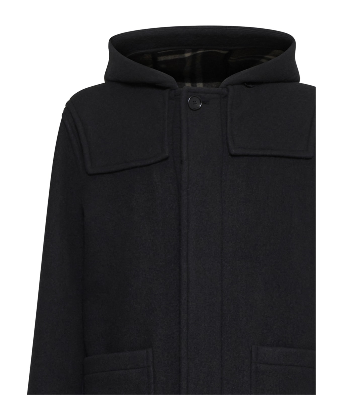 Burberry Es24-mw-tec-6.4.070 - Black /snug ip check コート