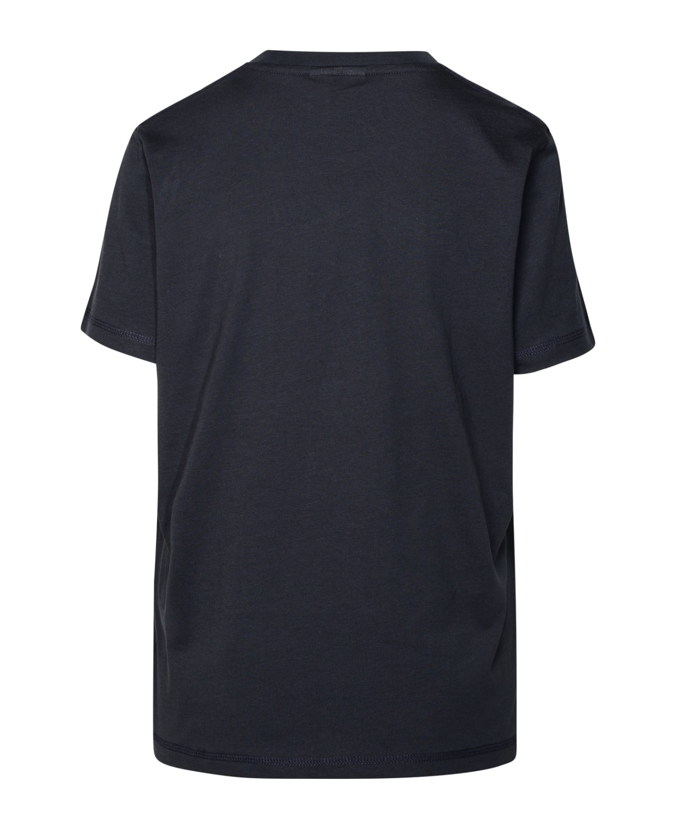 Ganni 'ganni' Navy Cotton T-shirt - Blu