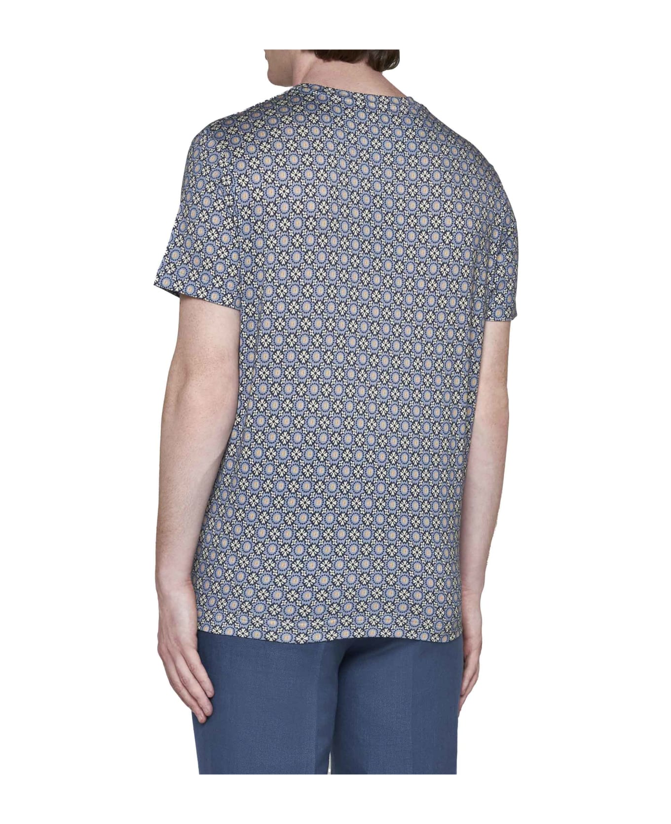 Etro T-shirt - Stampa f.do grigio