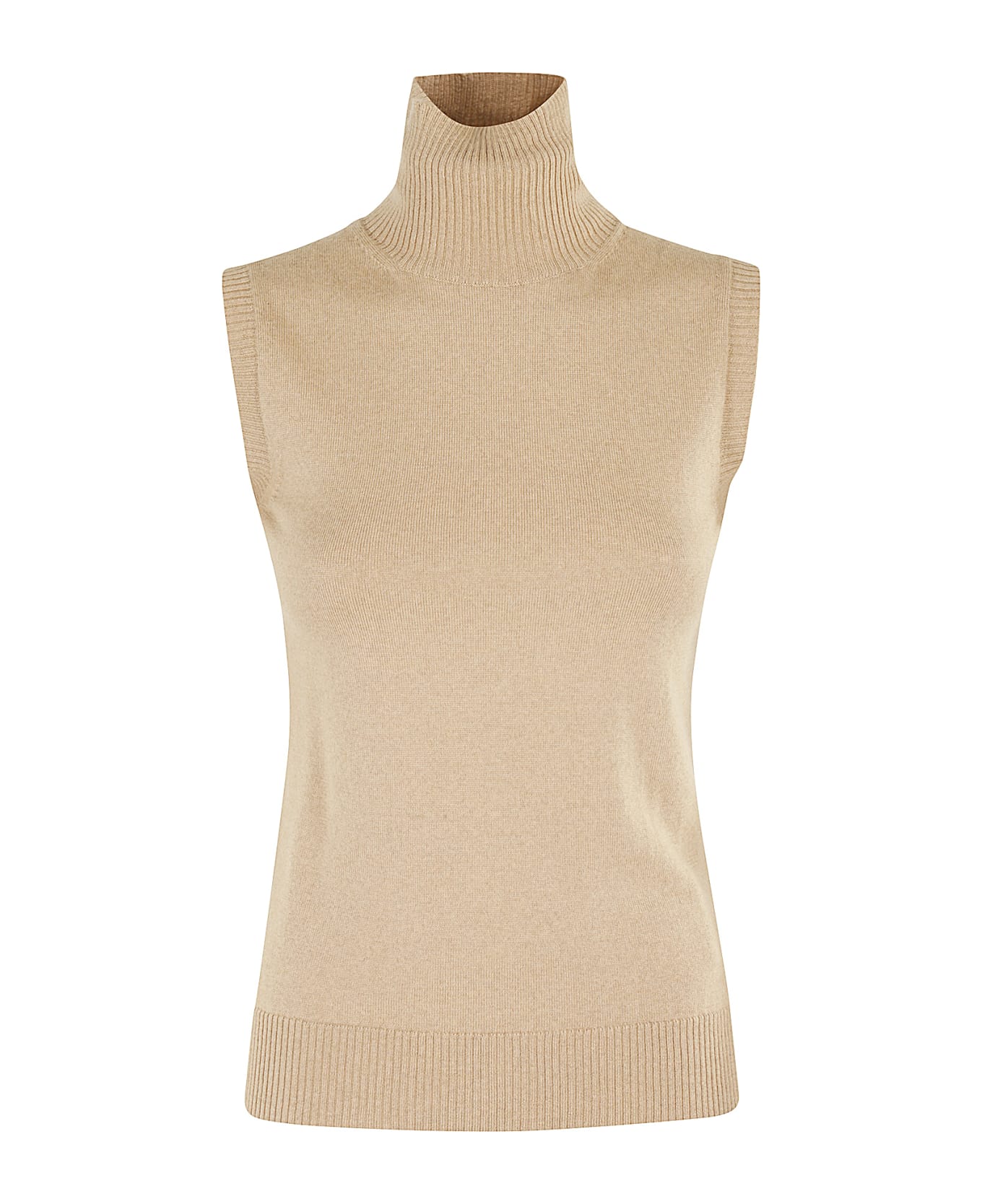 SportMax Ardenza Top With Turtelneck - Cammello