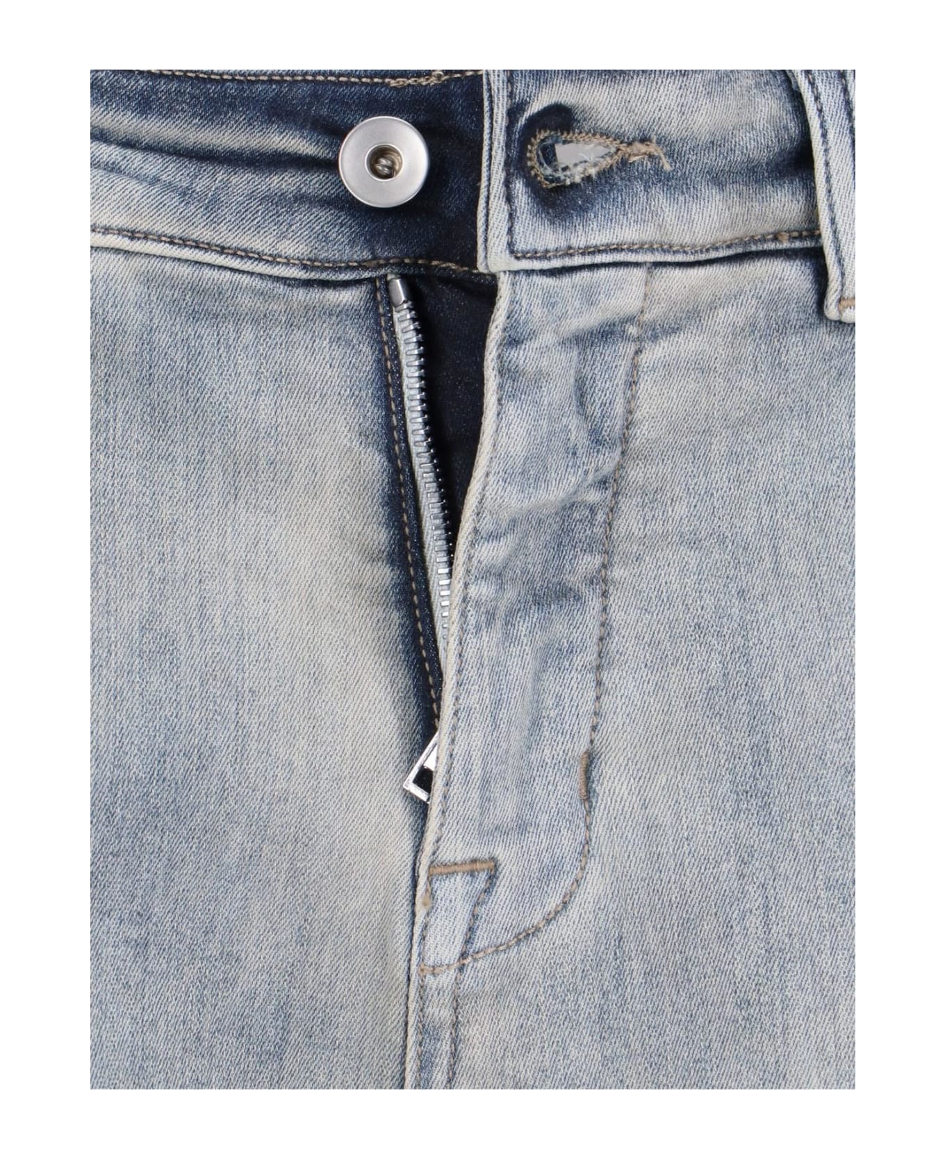 DRKSHDW 'porterville Bias' Bootcut Jeans - Light Blue