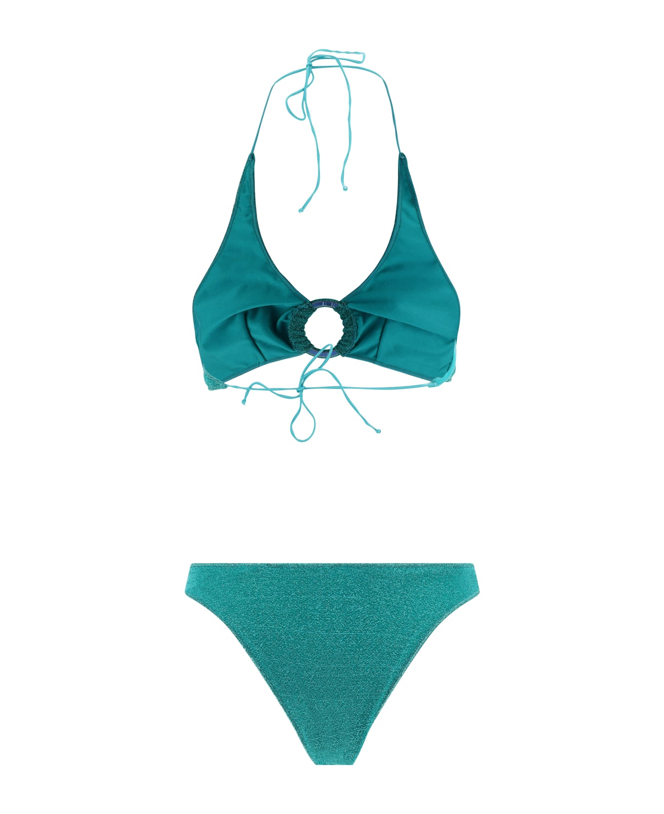 Oseree Lumiere Ring Swimsuit - Aquamarine
