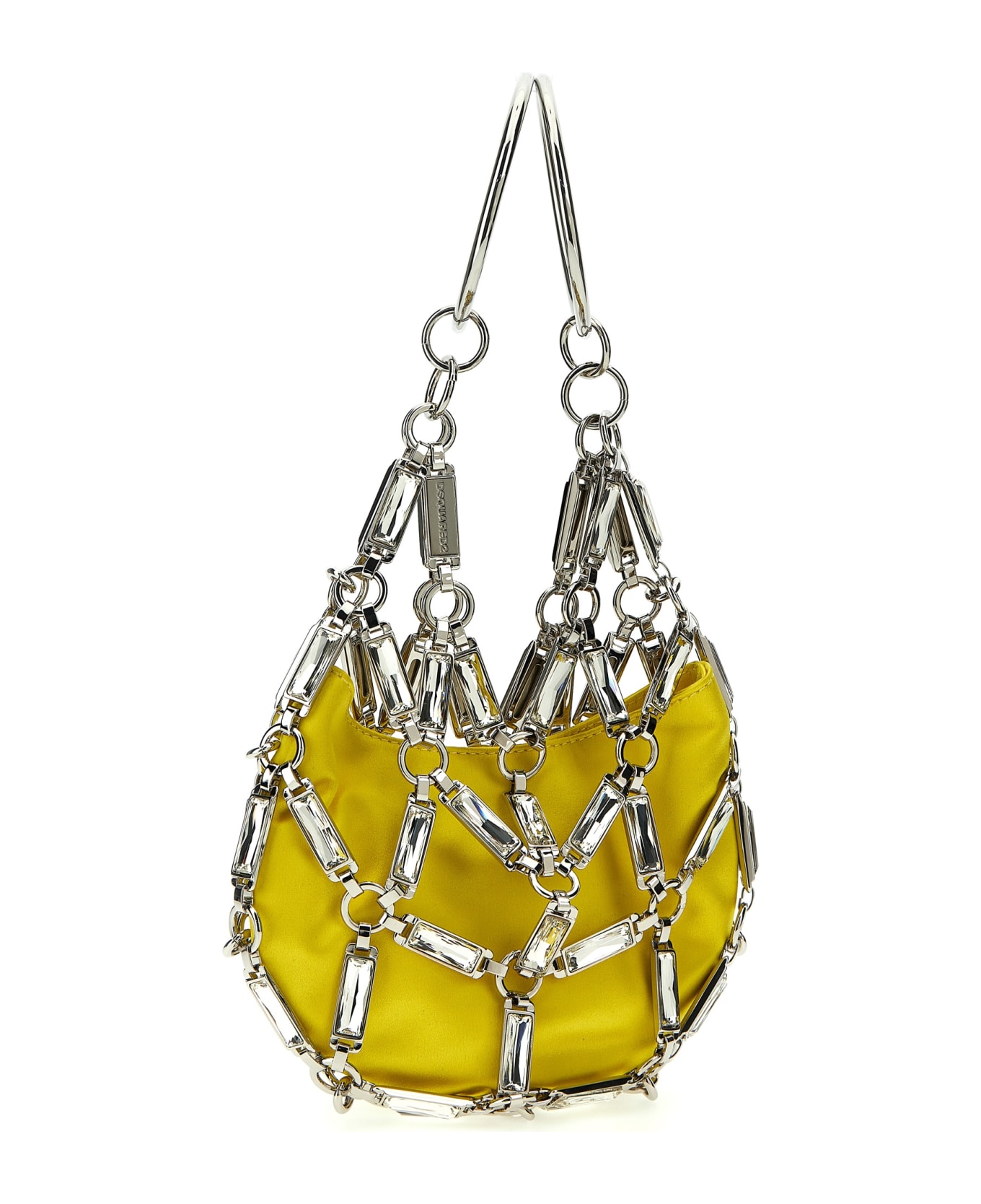 Dsquared2 'cage' Handbag - Yellow トートバッグ