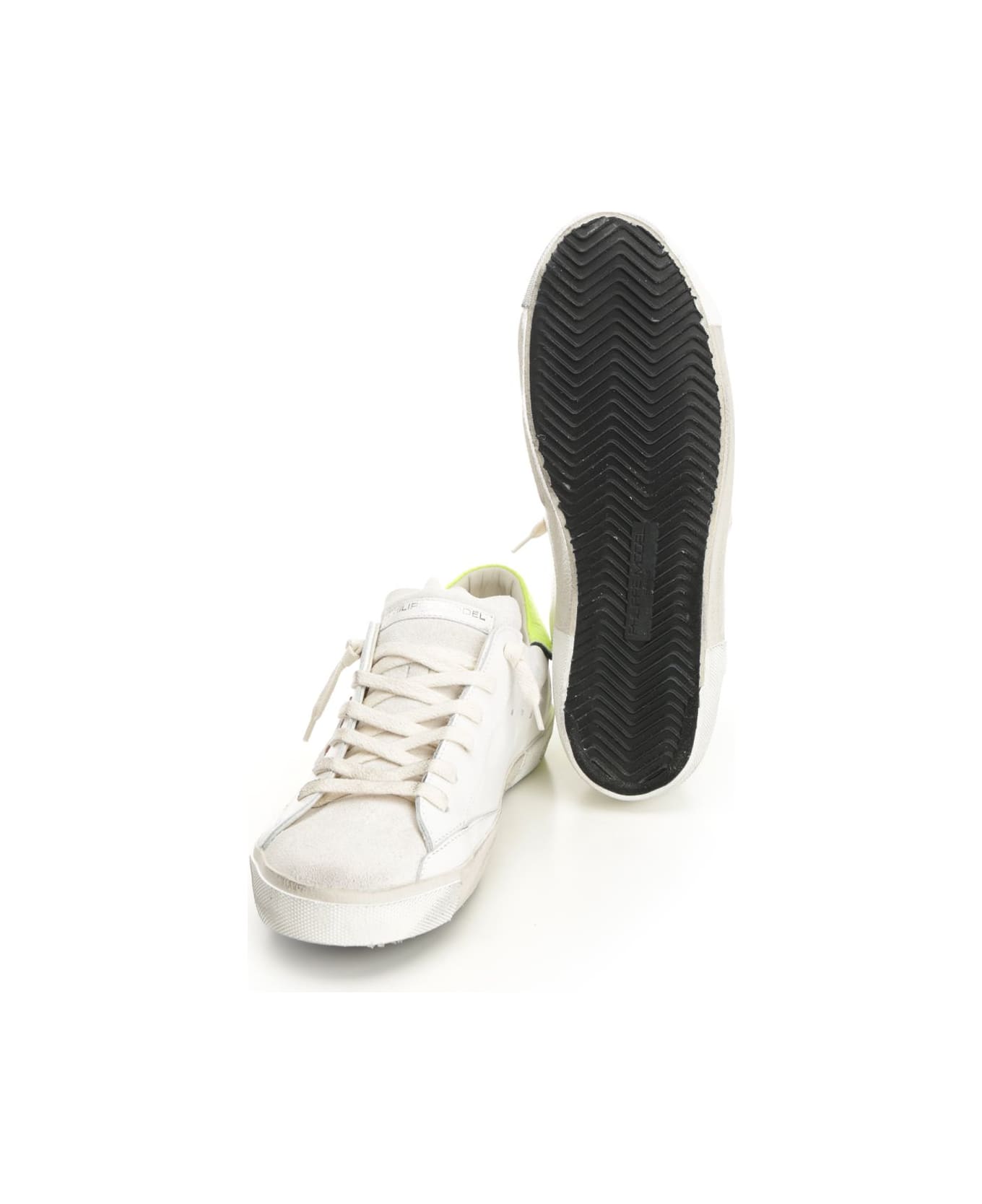 Philippe Model 'prsx' Sneakers - WHITE/YELLOW