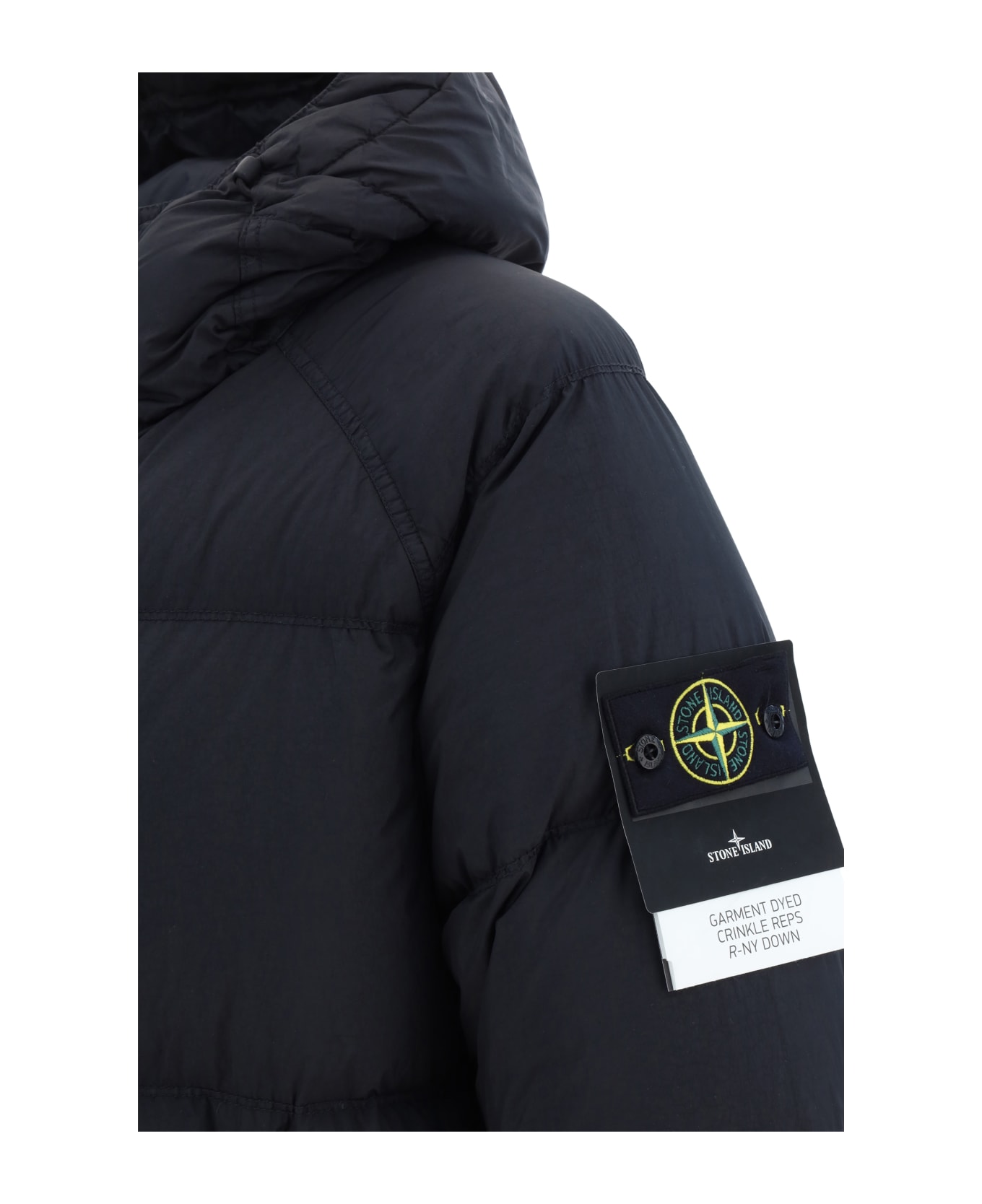 Stone Island Down Jacket - Nero