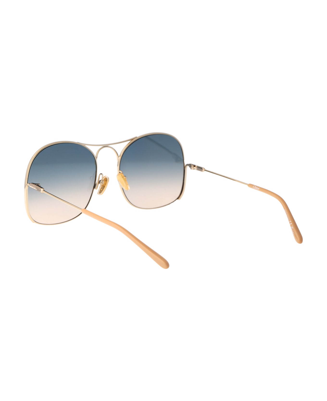 Chloé Eyewear Ch0164s Sunglasses - 002 GOLD GOLD GREEN
