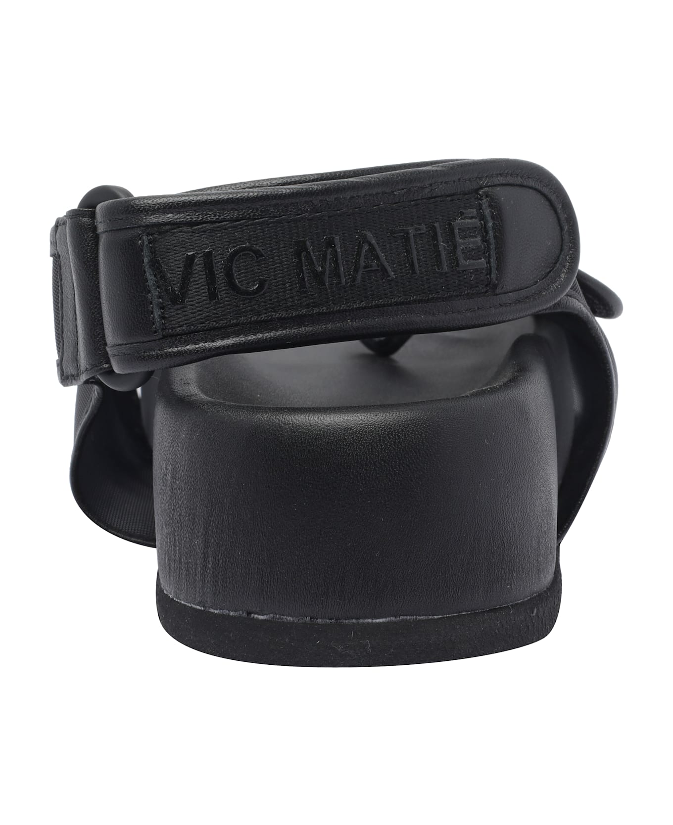 Vic Matié Tulle Sandals - Black