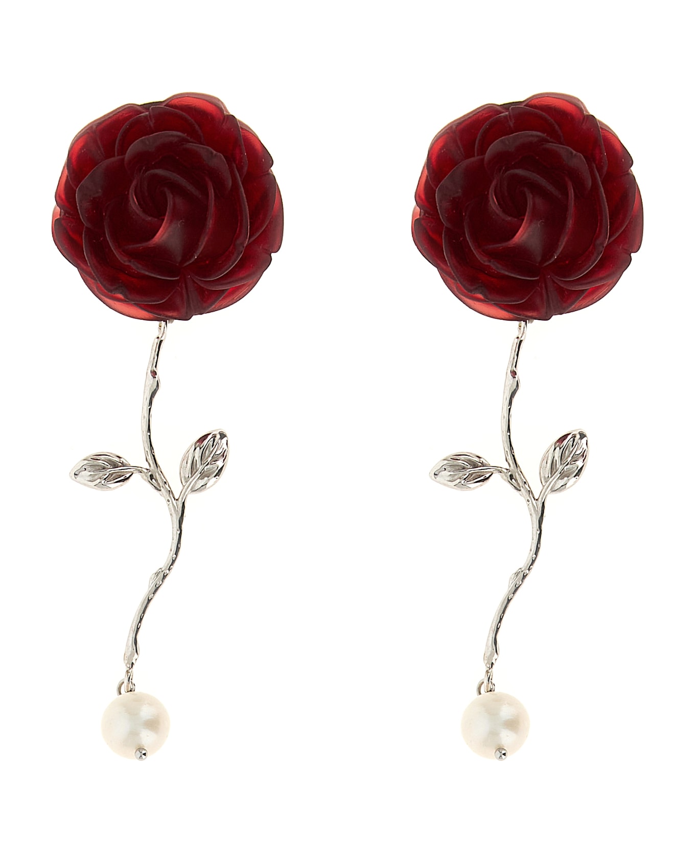 Magda Butrym 
09
 Earrings - Red