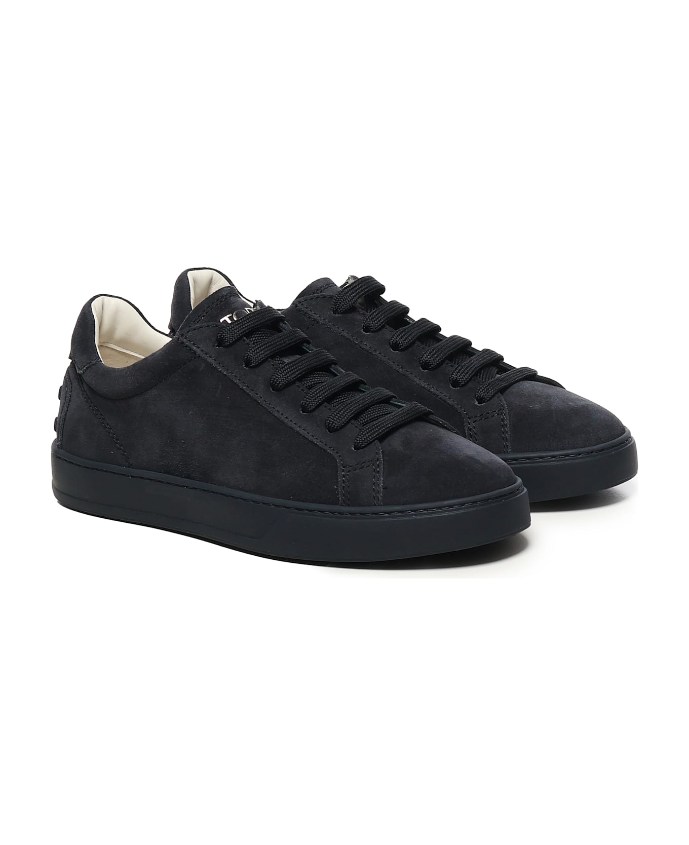 Tod's Sneakers In Suede - Black