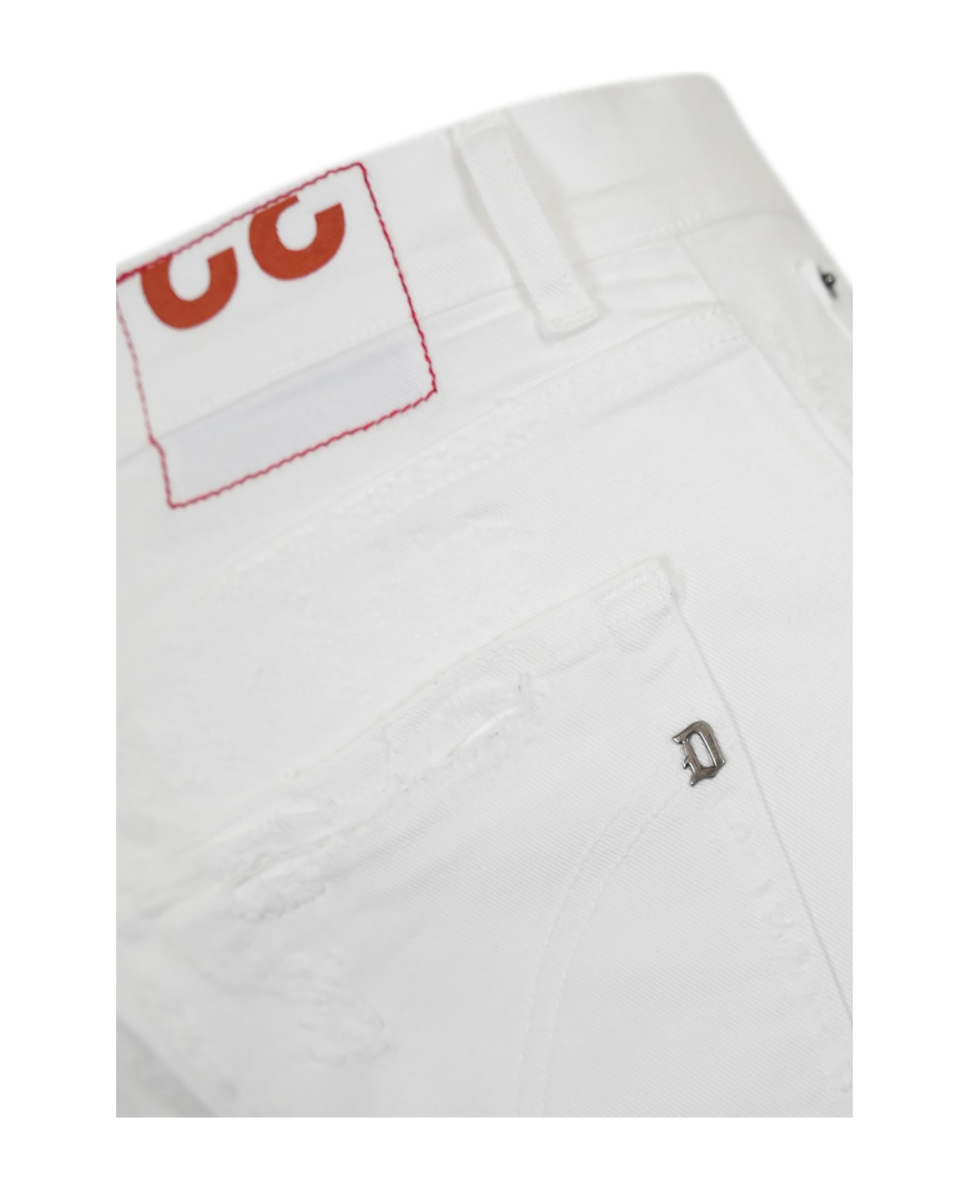 Dondup Dian Carrot Jeans In Bull Stretch - White ボトムス