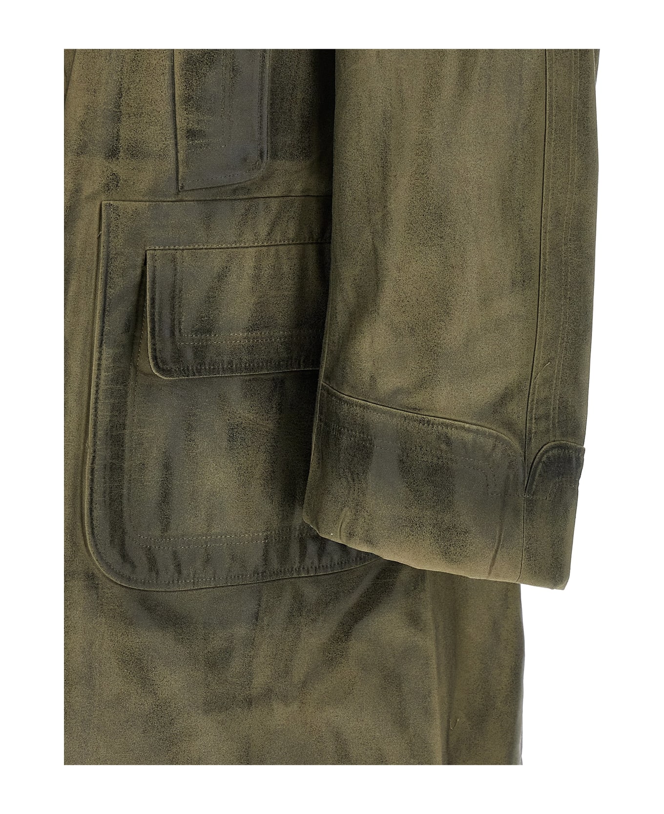 Maison Margiela Caban Coat - Green