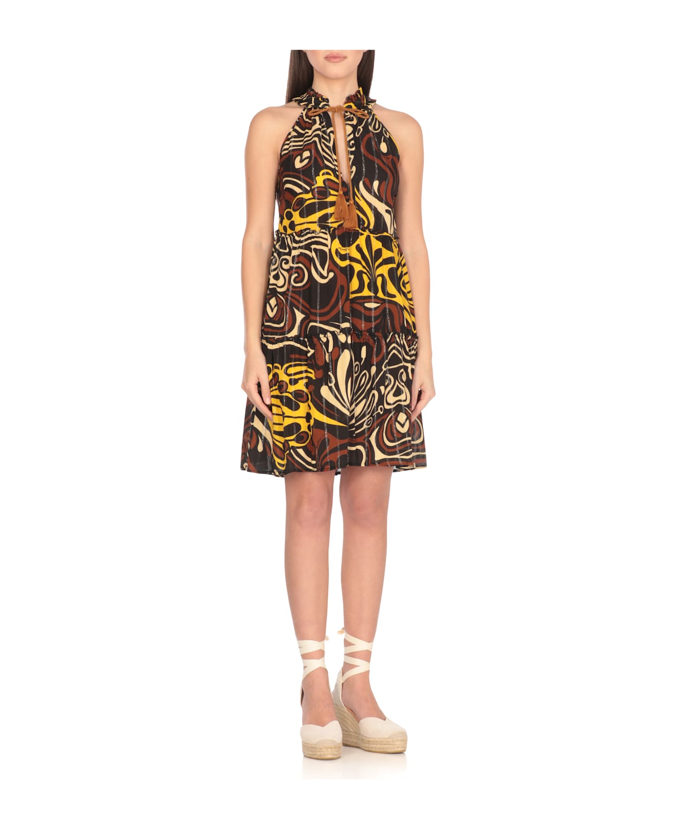 Miss Bikini Viscose Caftan - Black