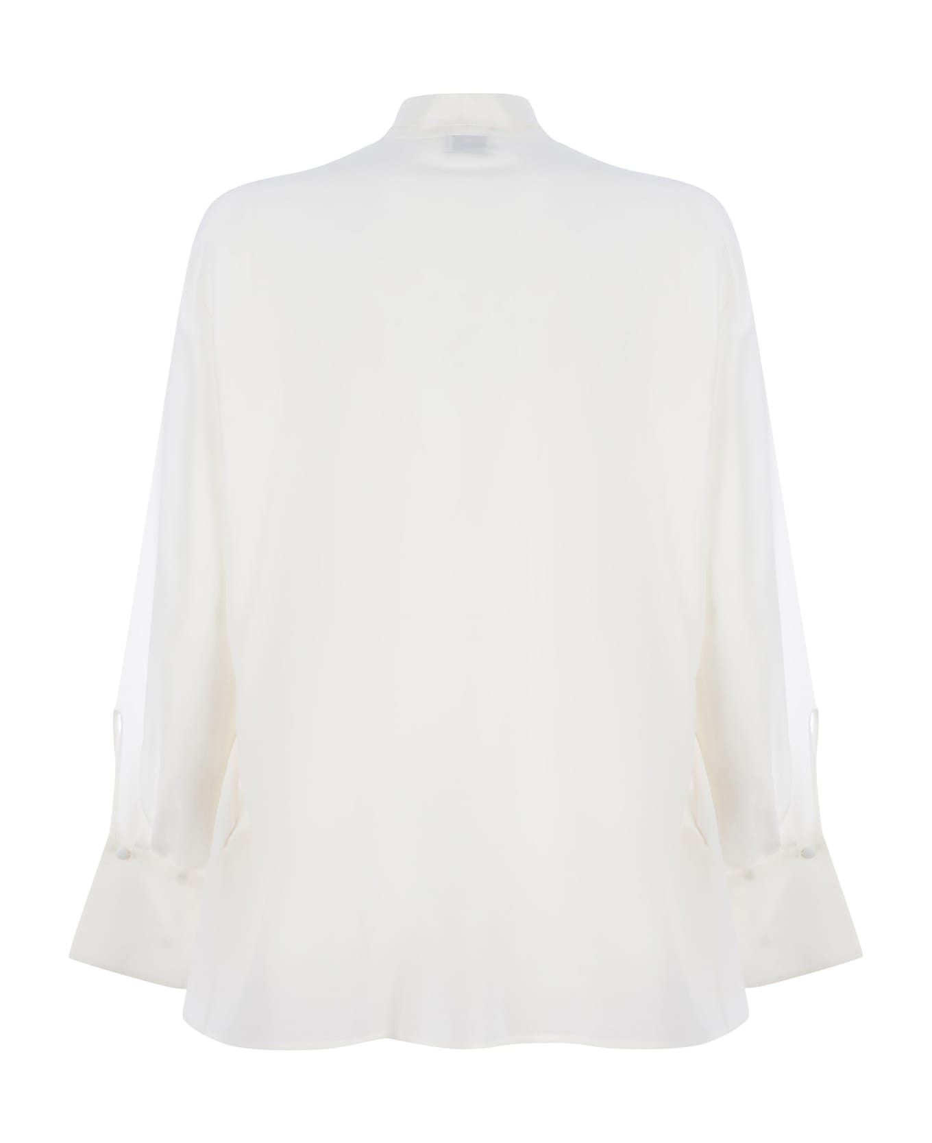 Etro Shirt Etro "santa Barbara" In Silk - Bianco