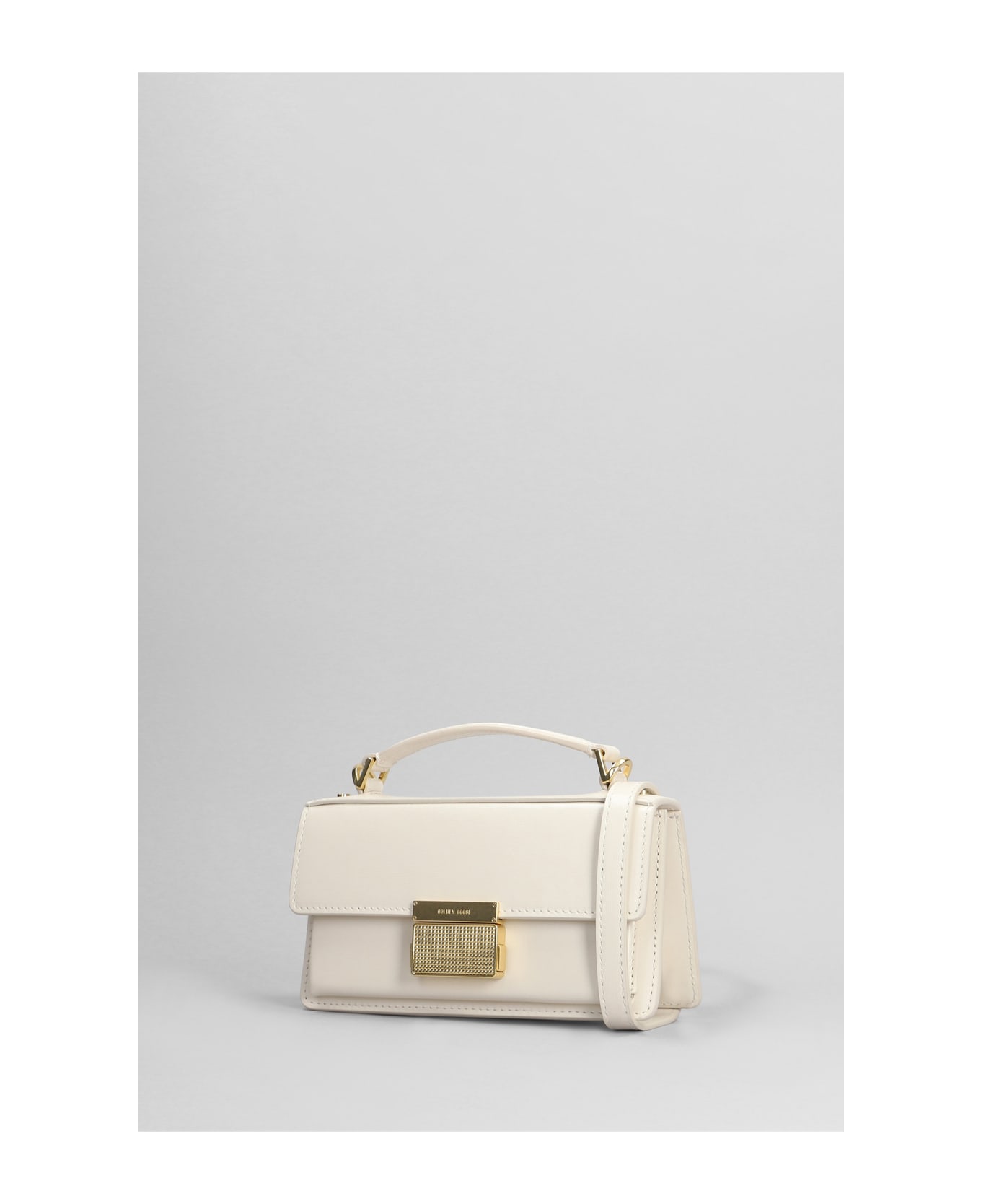 Golden Goose Venezia Leather Mini Crossbody Bag - beige