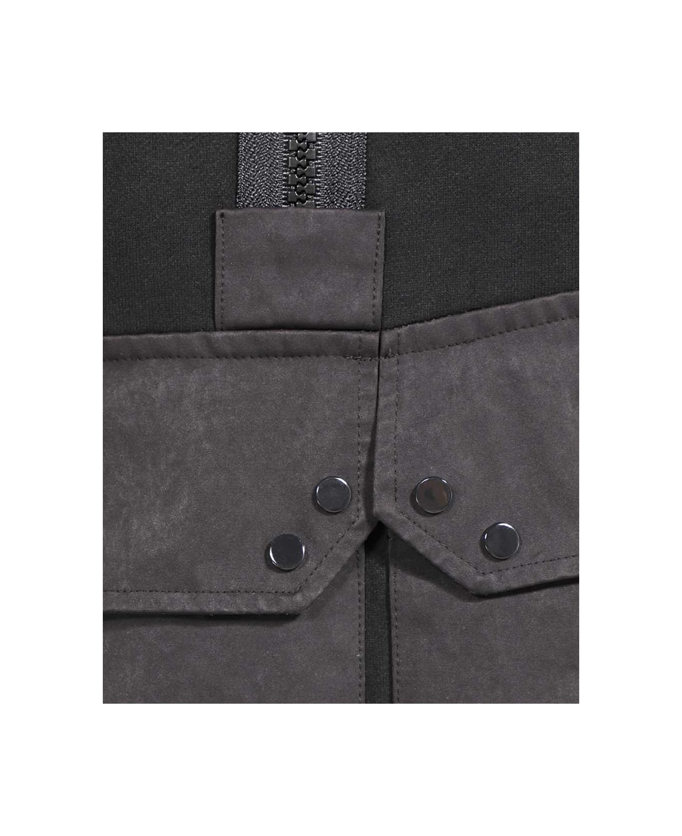Ten C Cotton Hoodie - black