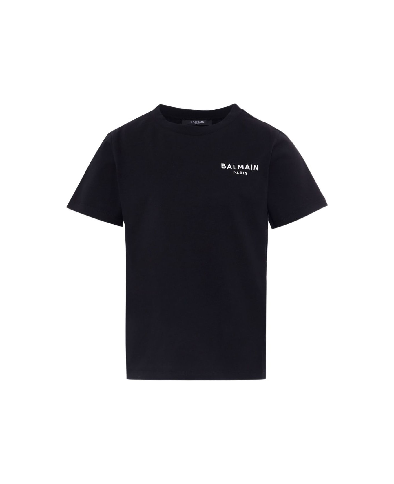 Balmain Kids T-shirt With Logo - Black