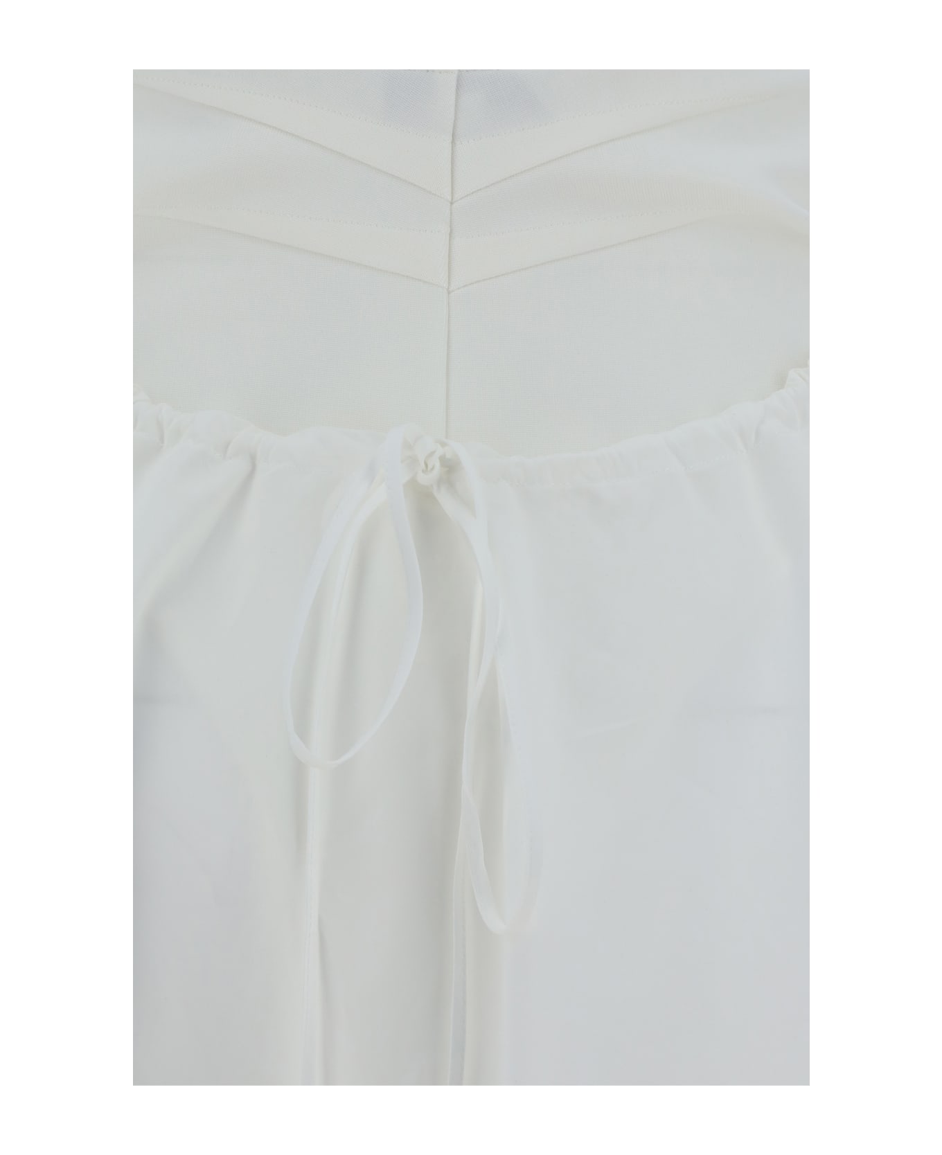 Alaia Long Dress - Blanc