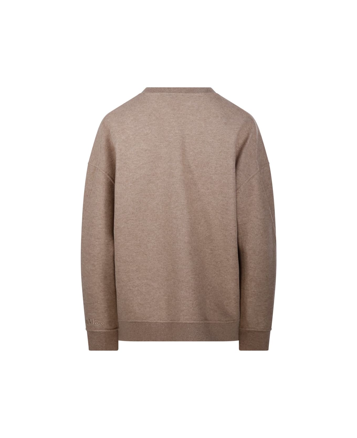 Max Mara Crewneck Long-sleeved Jumper - Beige