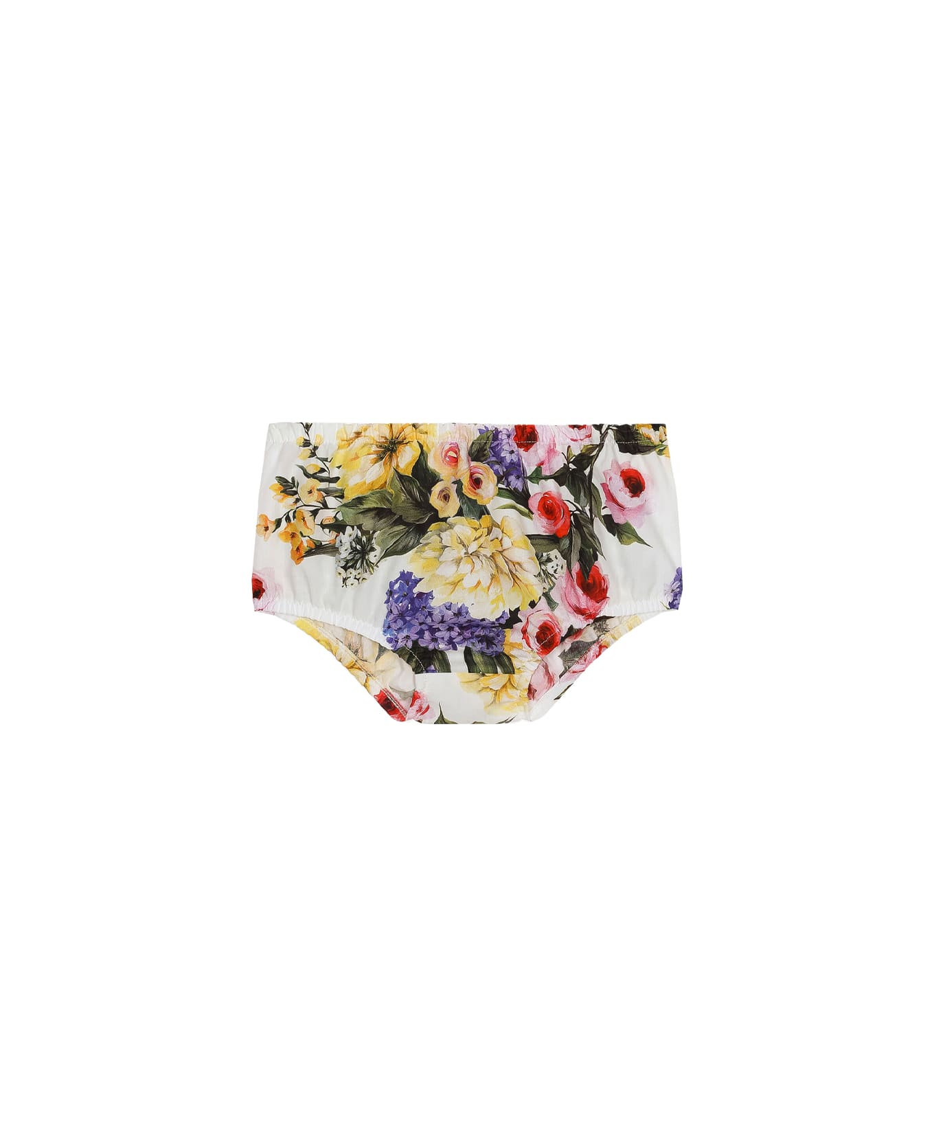 Dolce & Gabbana Dress With Garden Print Poplin Cover - Multicolor ワンピース＆ドレス