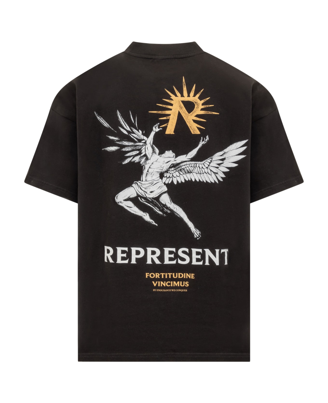 REPRESENT Icarus T-shirt - JET BLACK