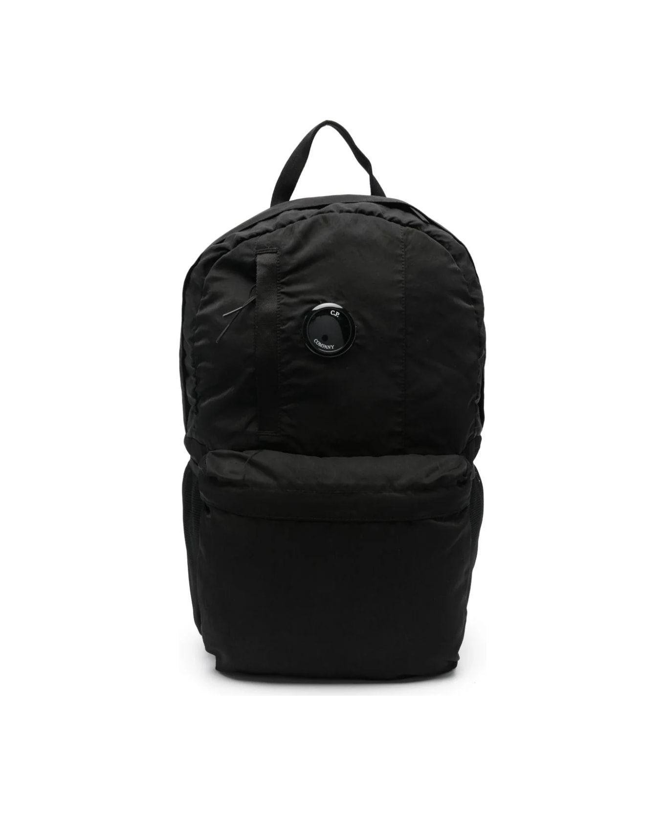 C.P. Company Undersixteen Laptop Backpack With Application - Black