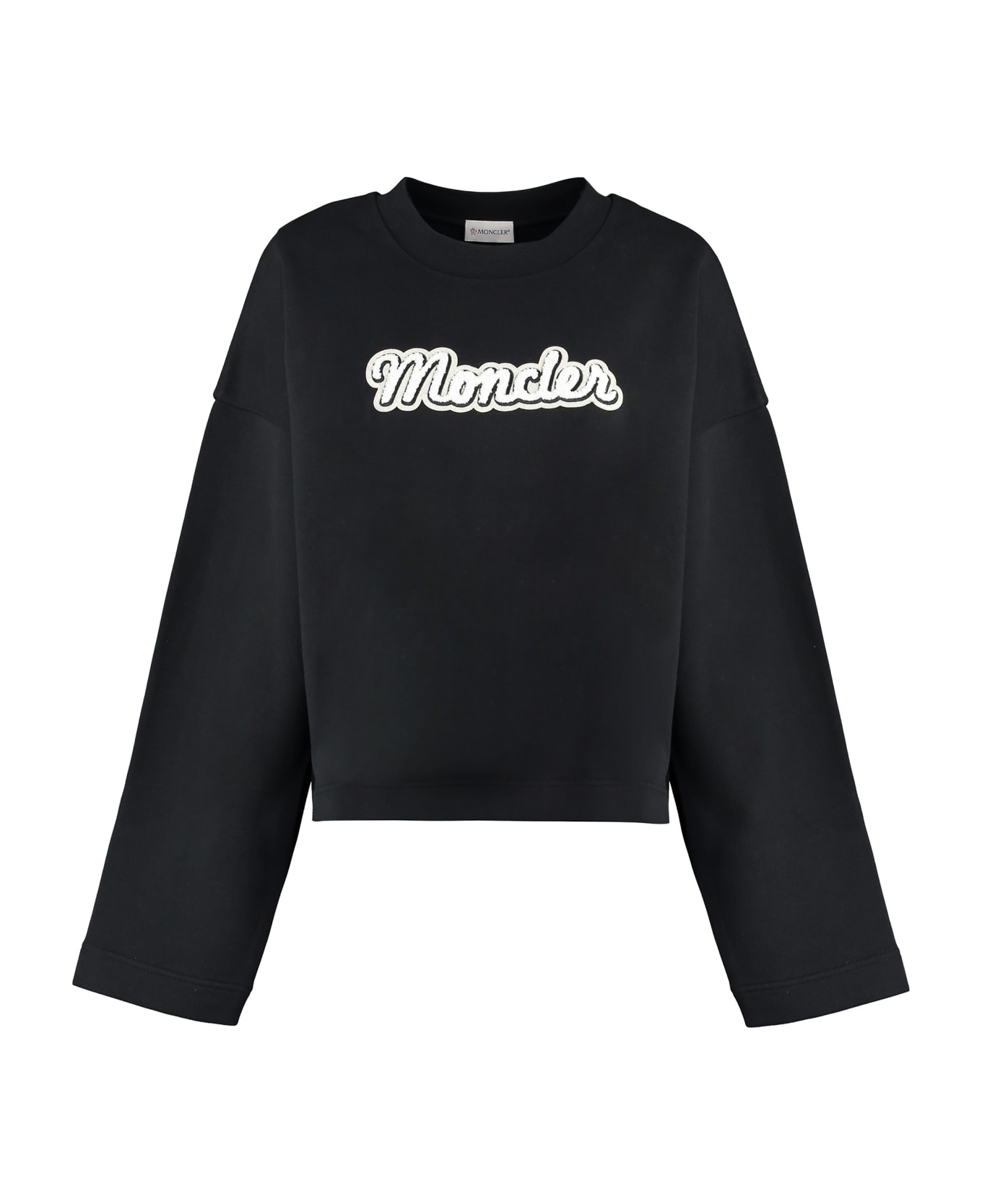 Moncler Cotton Crew-neck Sweatshirt - black