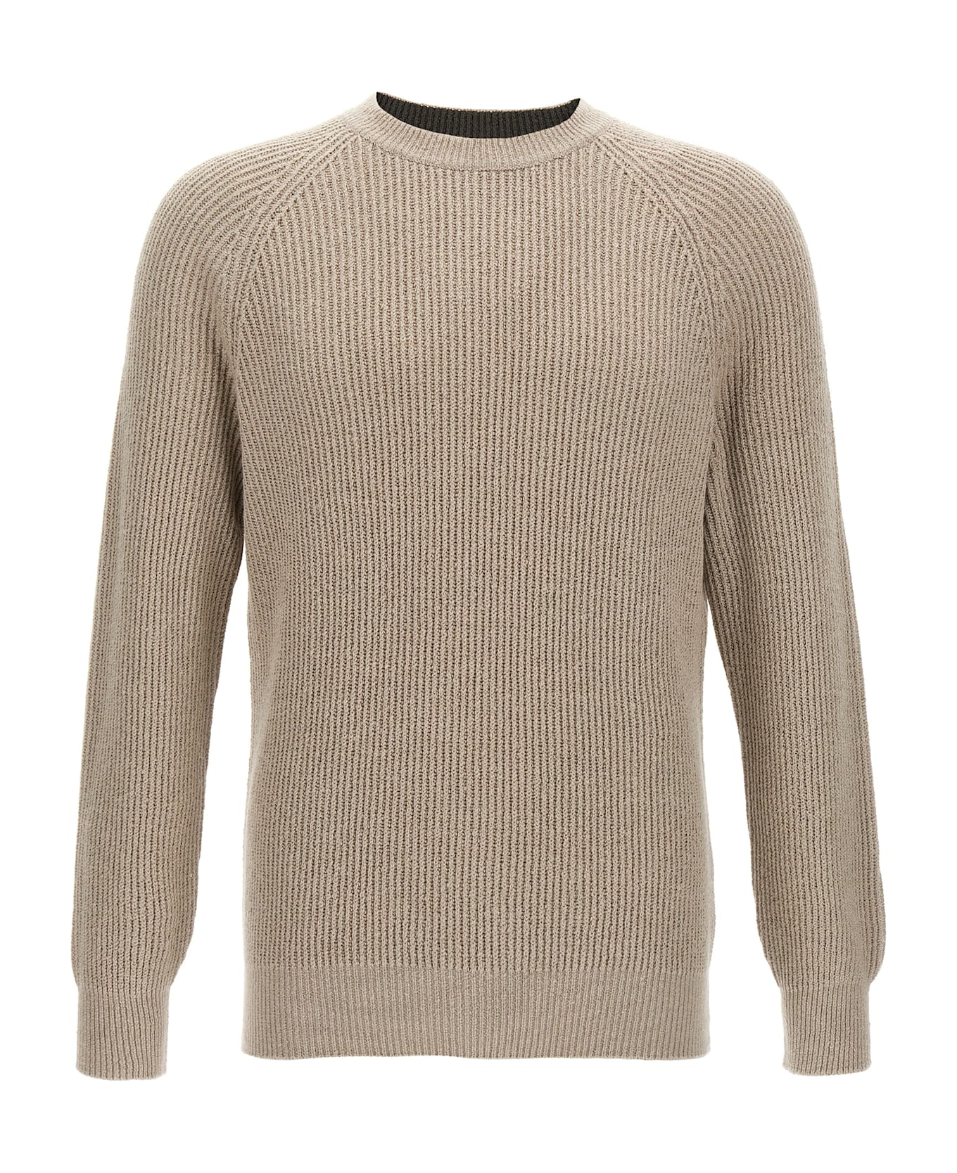 Brunello Cucinelli Ribbed Sweater - Beige
