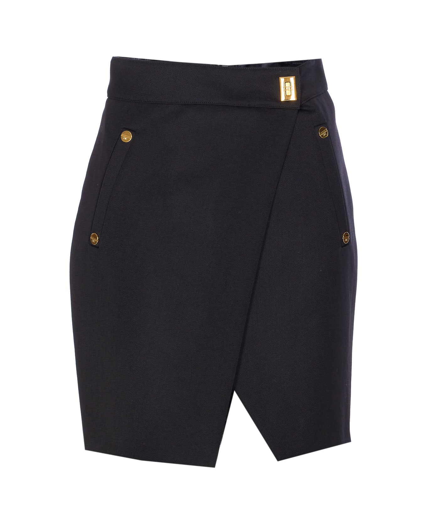 Elisabetta Franchi Mini Skirt - Black