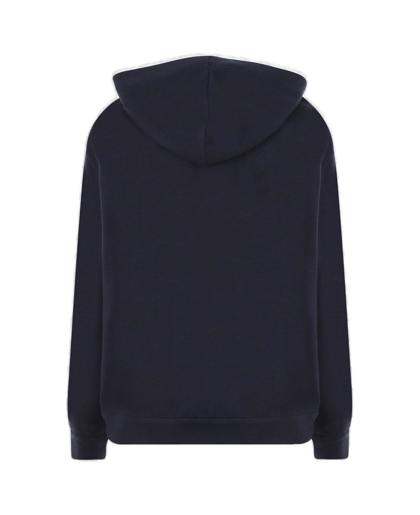 Brunello Cucinelli Zipped Hoodie - Blu