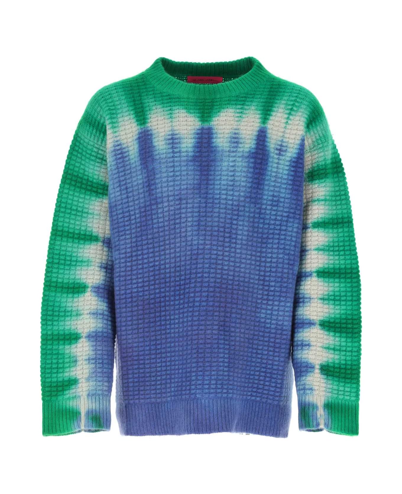 The Elder Statesman Multicolor Cashmere Sweater - WHIGECTRUBLU ニットウェア