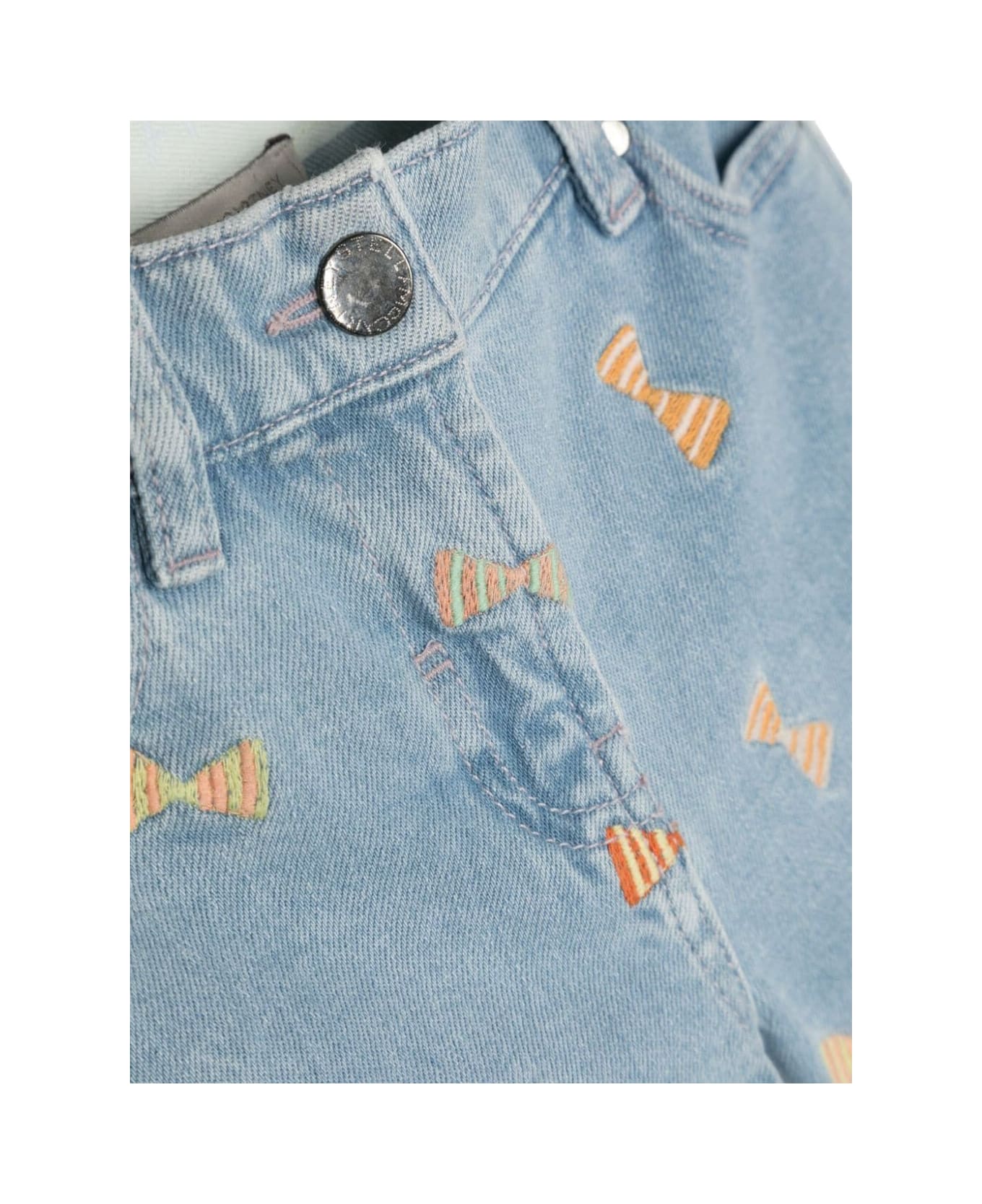 Stella McCartney Kids Shorts - Em Celeste Embroidery