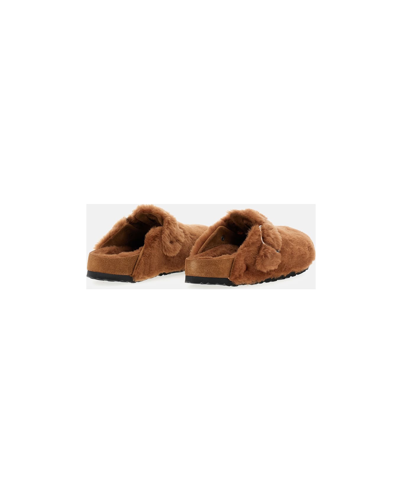 Birkenstock Becomes Berlin Boston Shearling 1774 - Brown サンダル