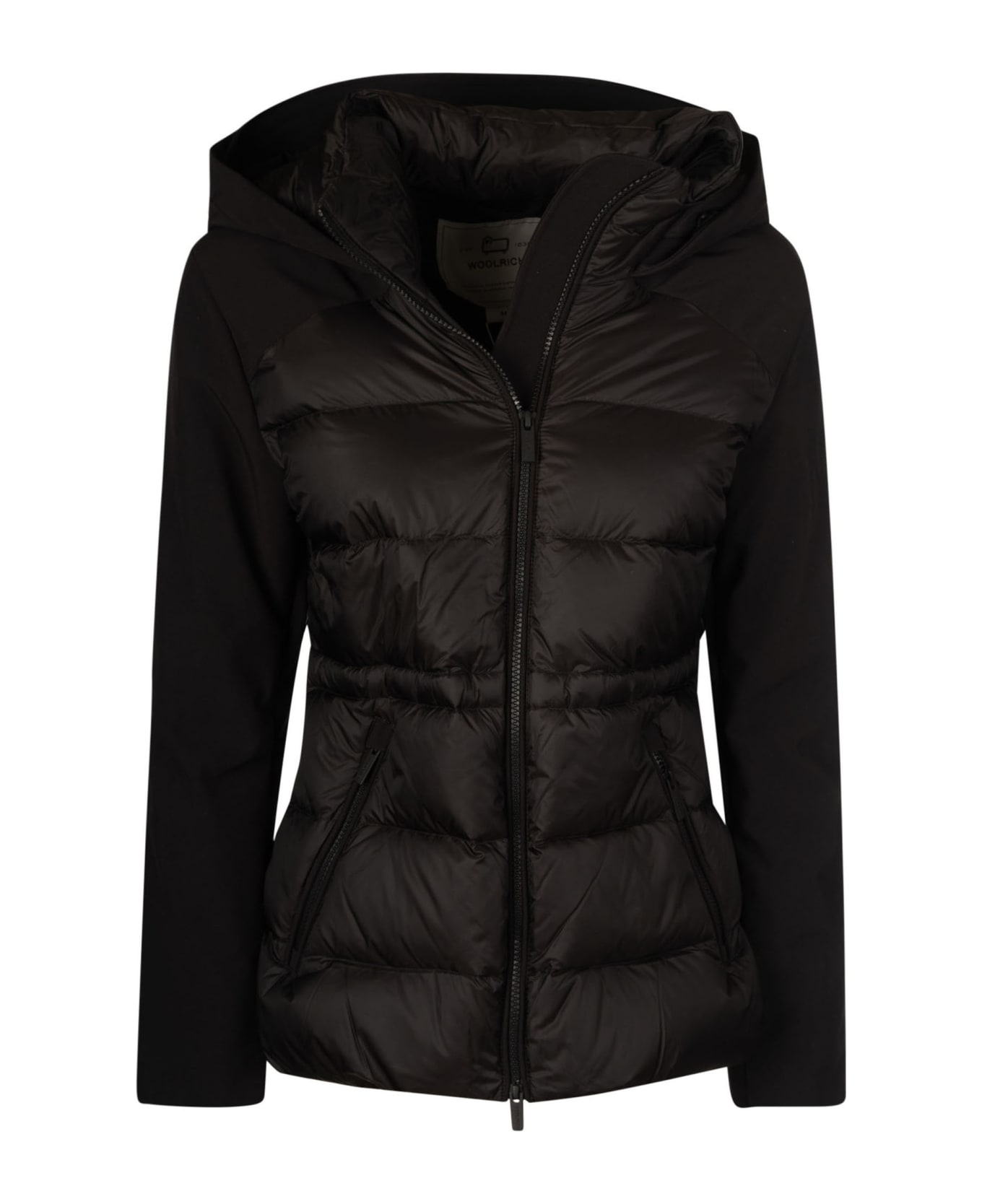 Woolrich Soft Shell Quilted Padded Jacket - Black