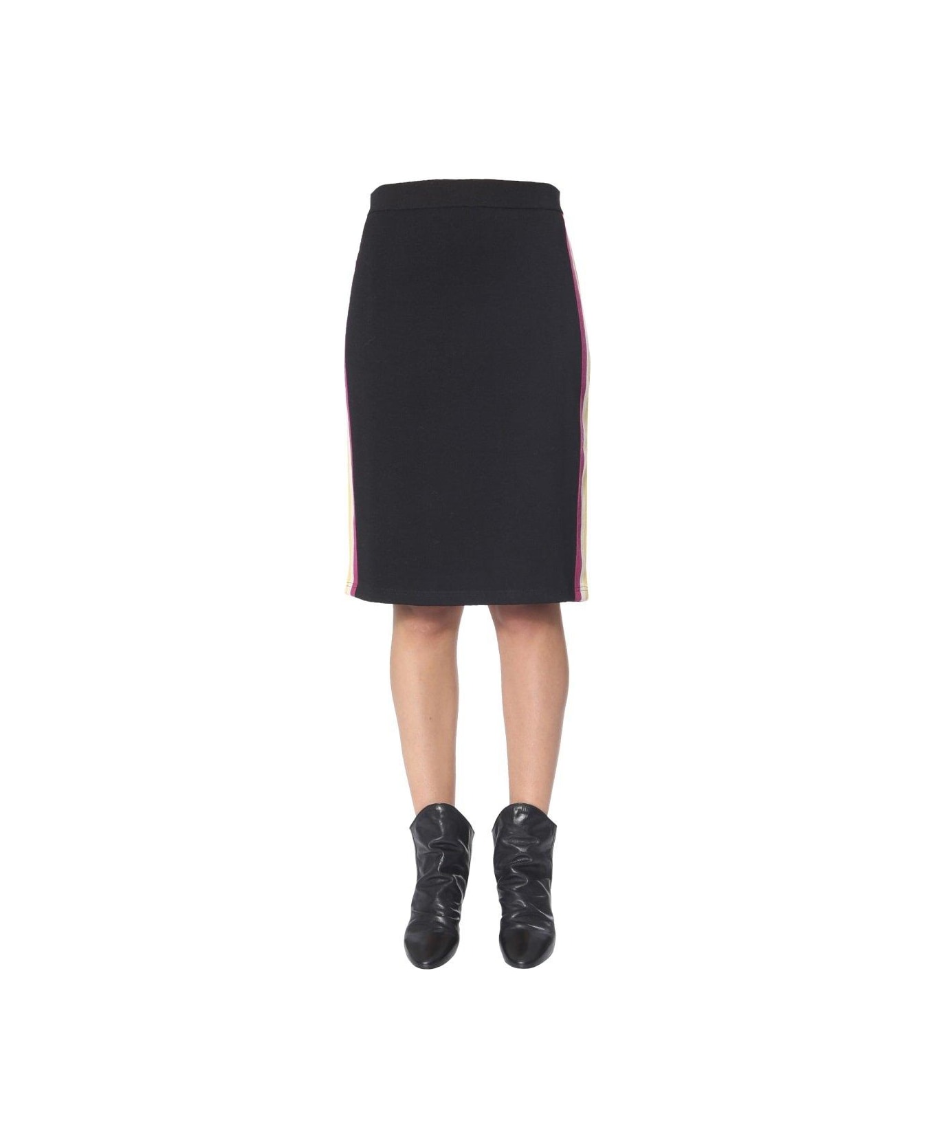 Marant Étoile Side Stripe Skirt - BLACK スカート