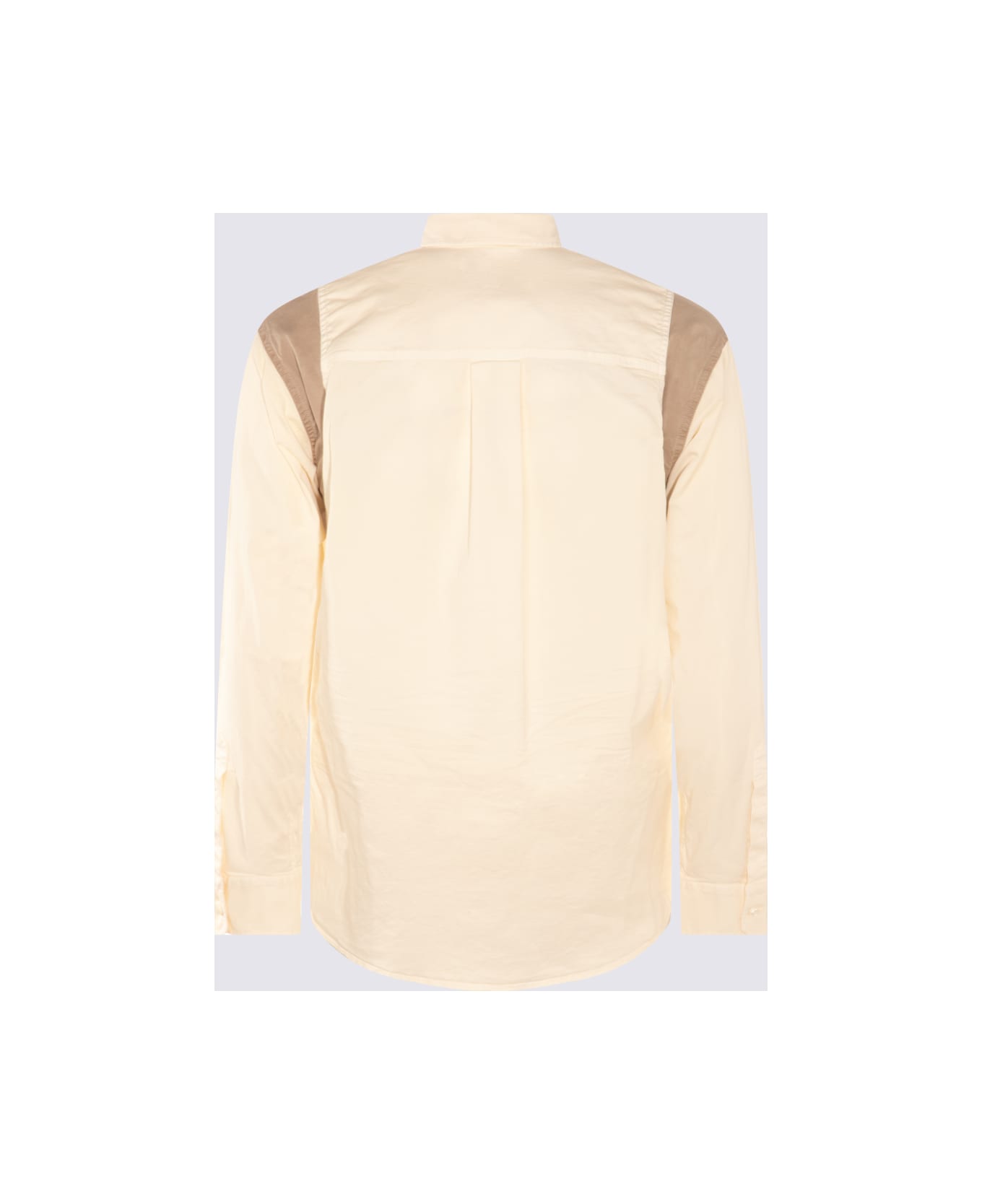 Dsquared2 Cream And Beige Cotton Blend Shirt - 0ff-White