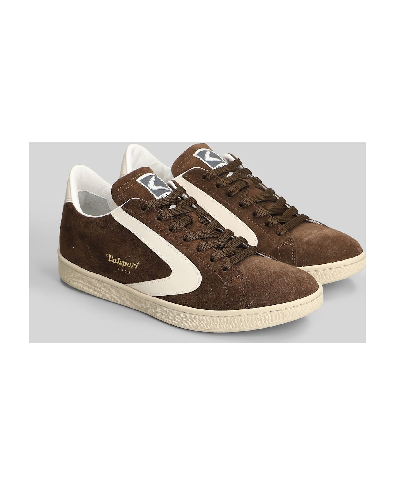 Valsport Tournament Sneakers In Brown Suede - brown