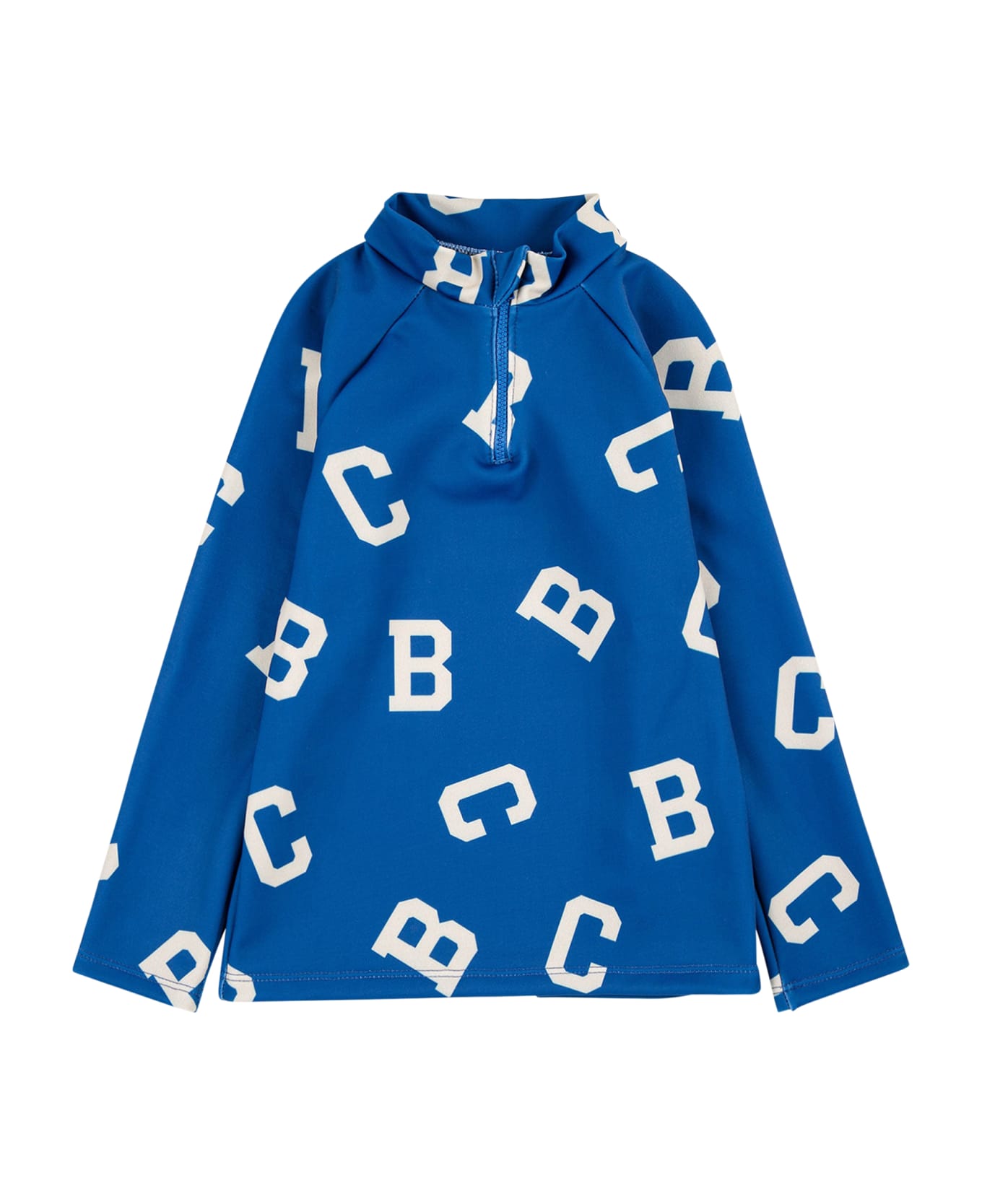 Bobo Choses Blue Turtleneck For Kids With Print - Blue トップス