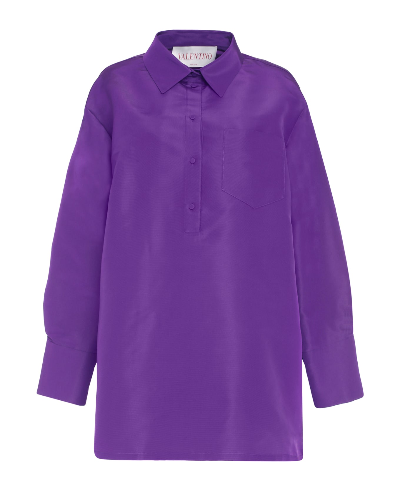 Valentino Taffeta Shirt - Viola