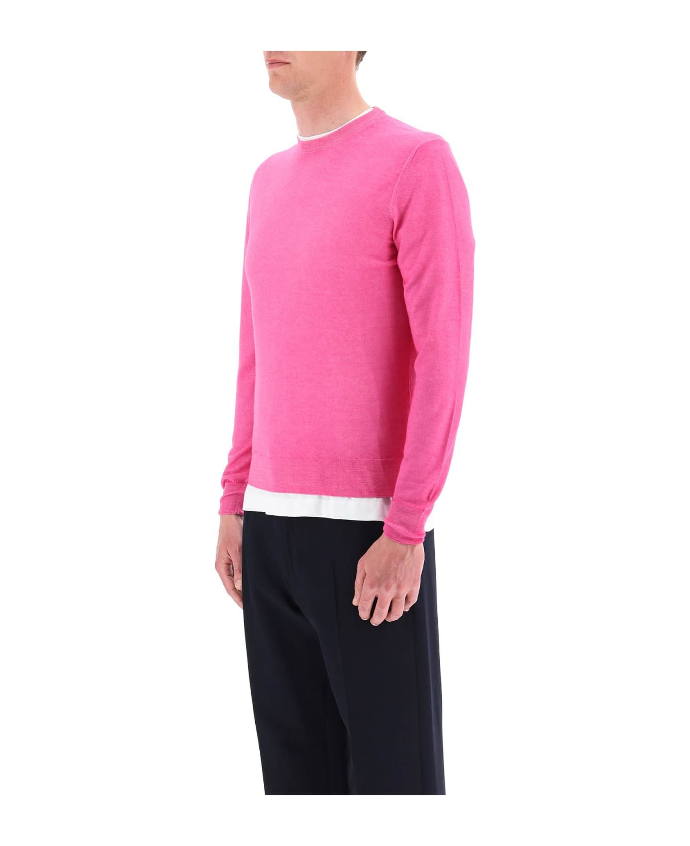 Drumohr Merino Wool Sweater - FUXIA