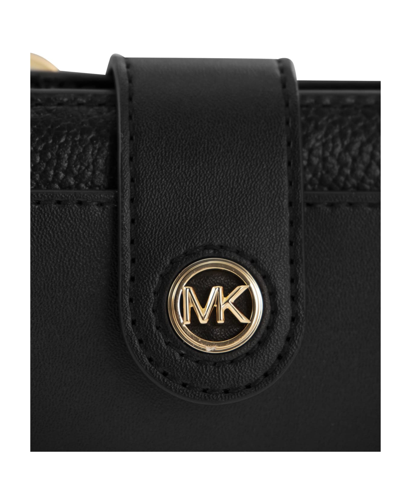 Michael Kors Wallet With Logo Plaque - Black