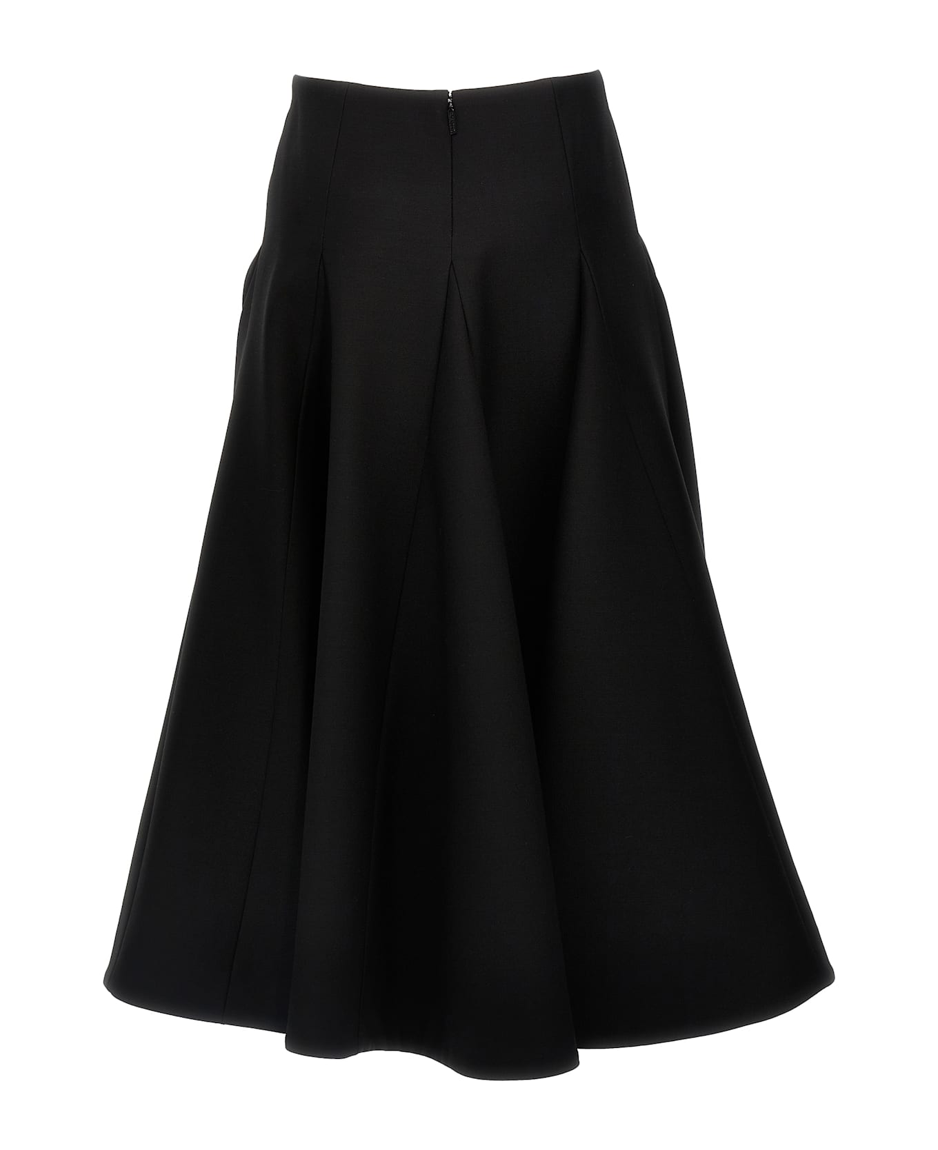 Valentino Garavani 
solid Crepe Couture
 Valentino Skirt - Black