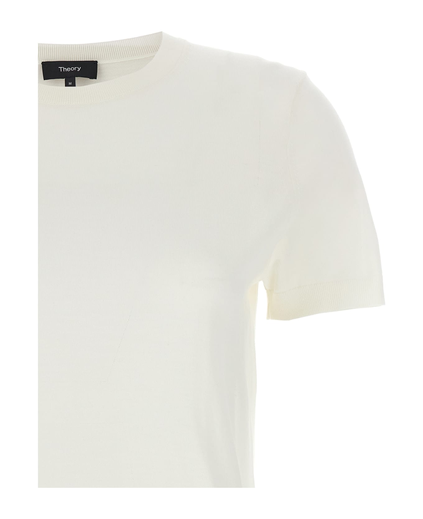 Theory Short-sleeved Sweater - White ニットウェア