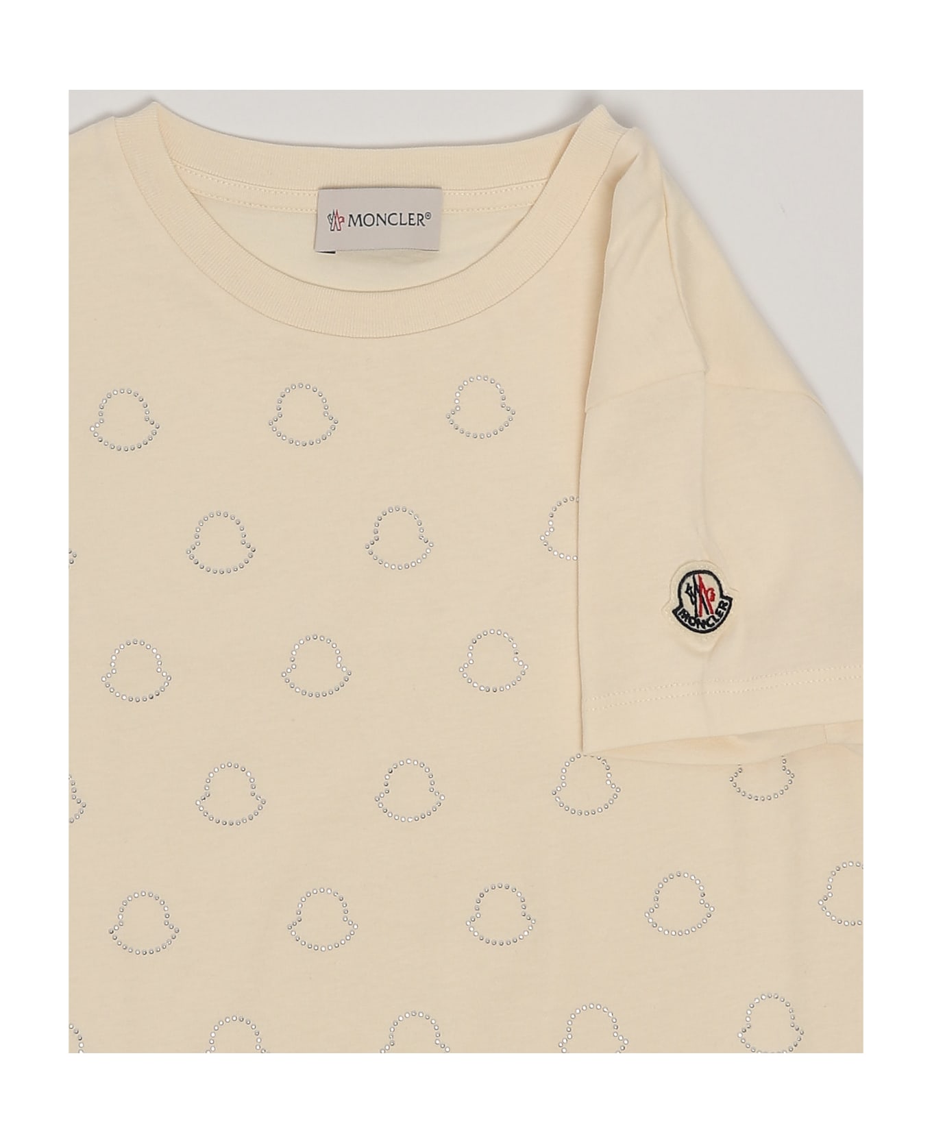 Moncler T-shirt T-shirt - BURRO Tシャツ＆ポロシャツ