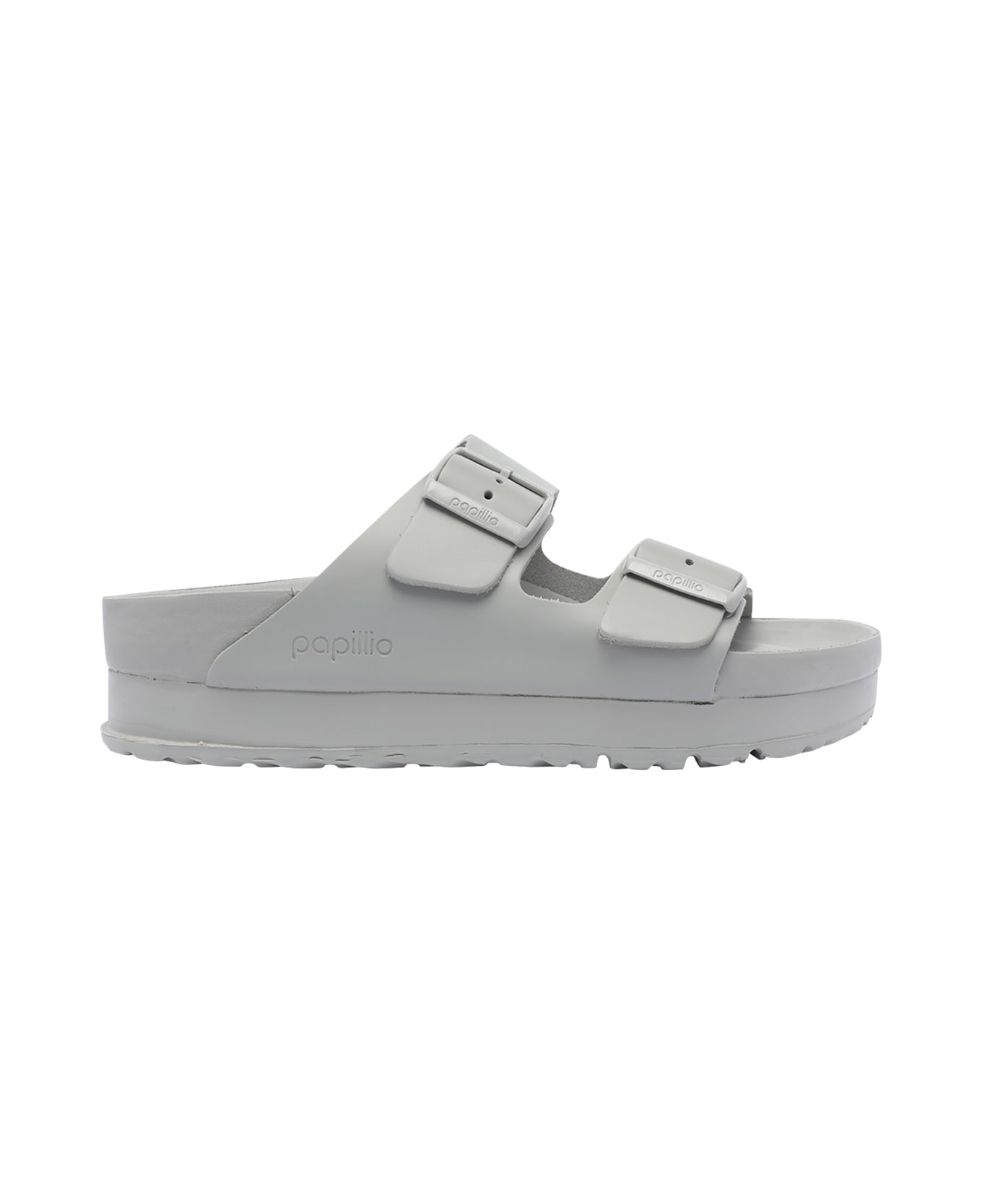 Birkenstock Arizona Pap Flex Platform Sandals - Grey
